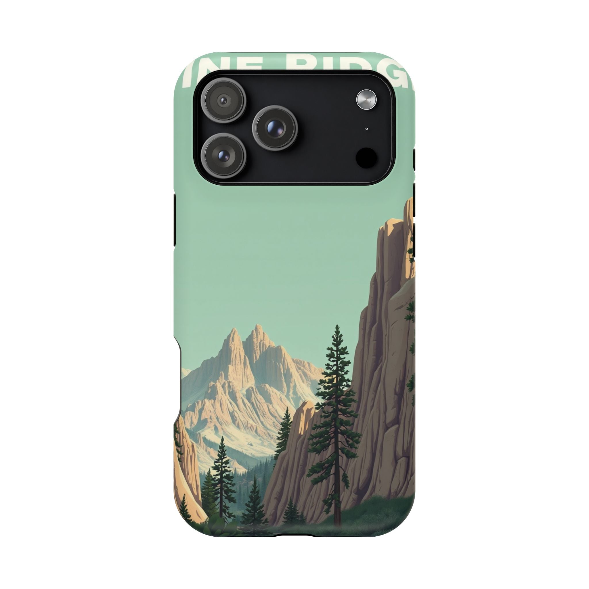 iPhone Pine Ridge Electric Art 16 Bold Modern Everyday Snap Case · iPhone Case