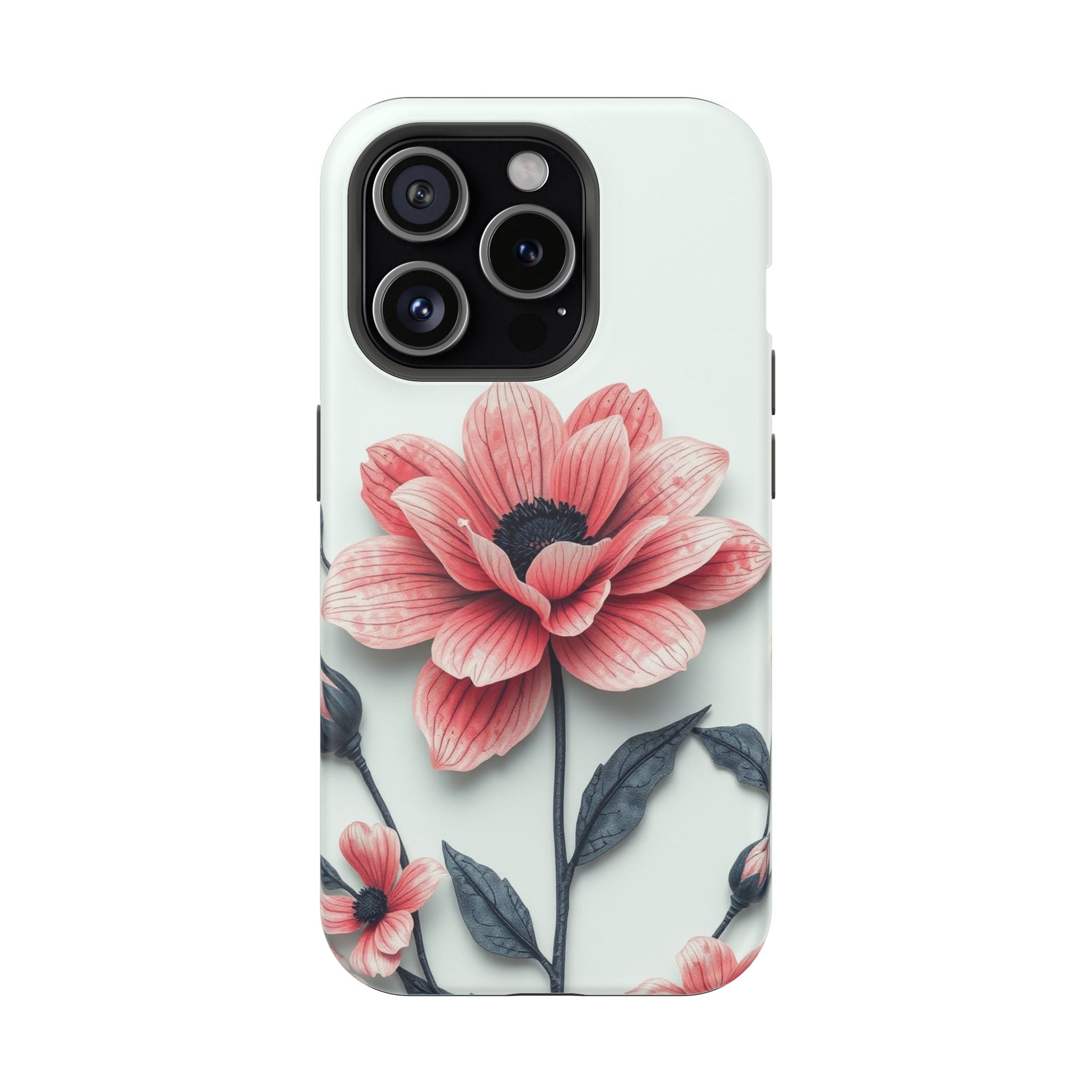 iPhone Dreamy Floral Ink Wash Design Slim Everyday iPhone 12 Designer · iPhone C