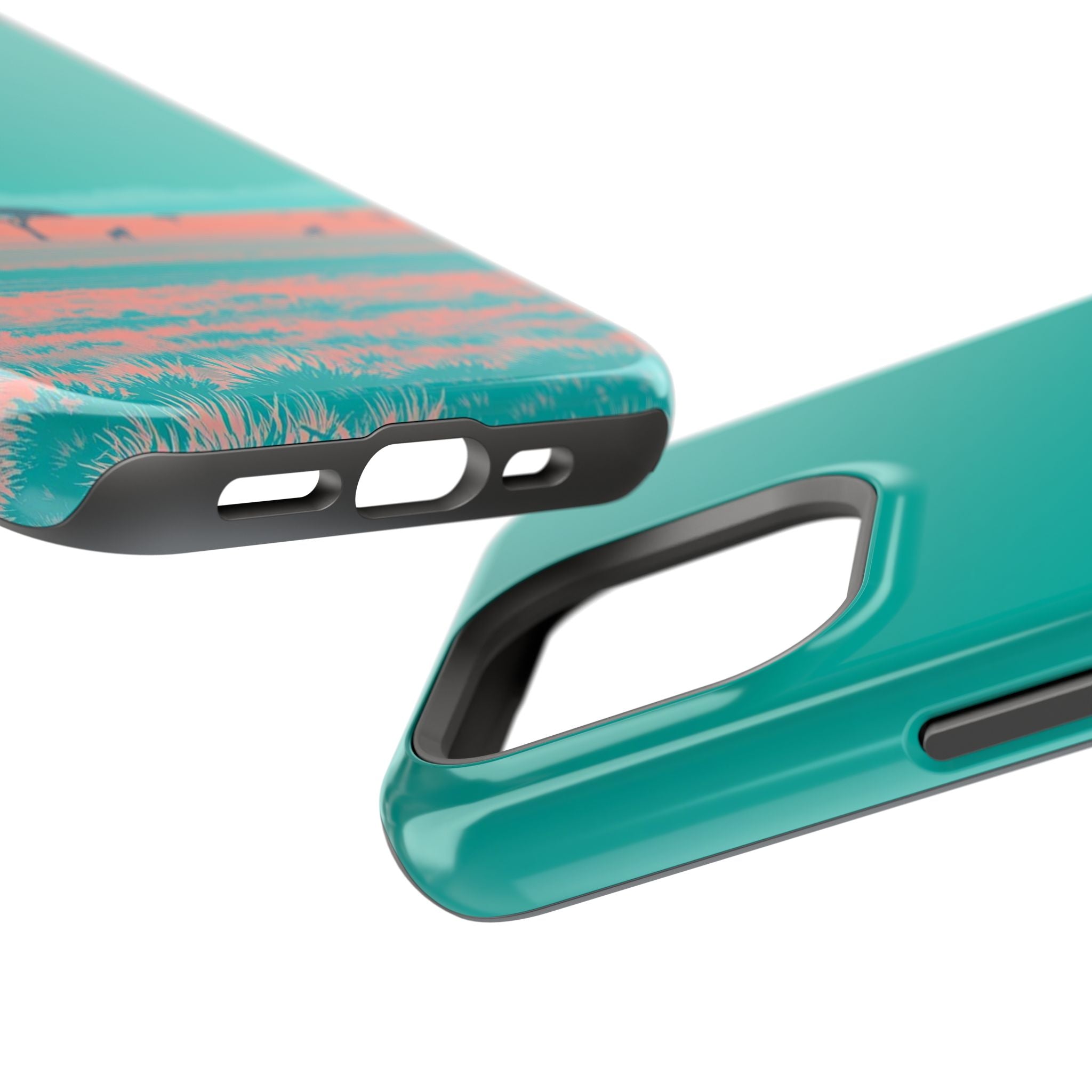 iPhone Savanna Horizon Risograph Print Slim Everyday Designer Case · iPhone Case