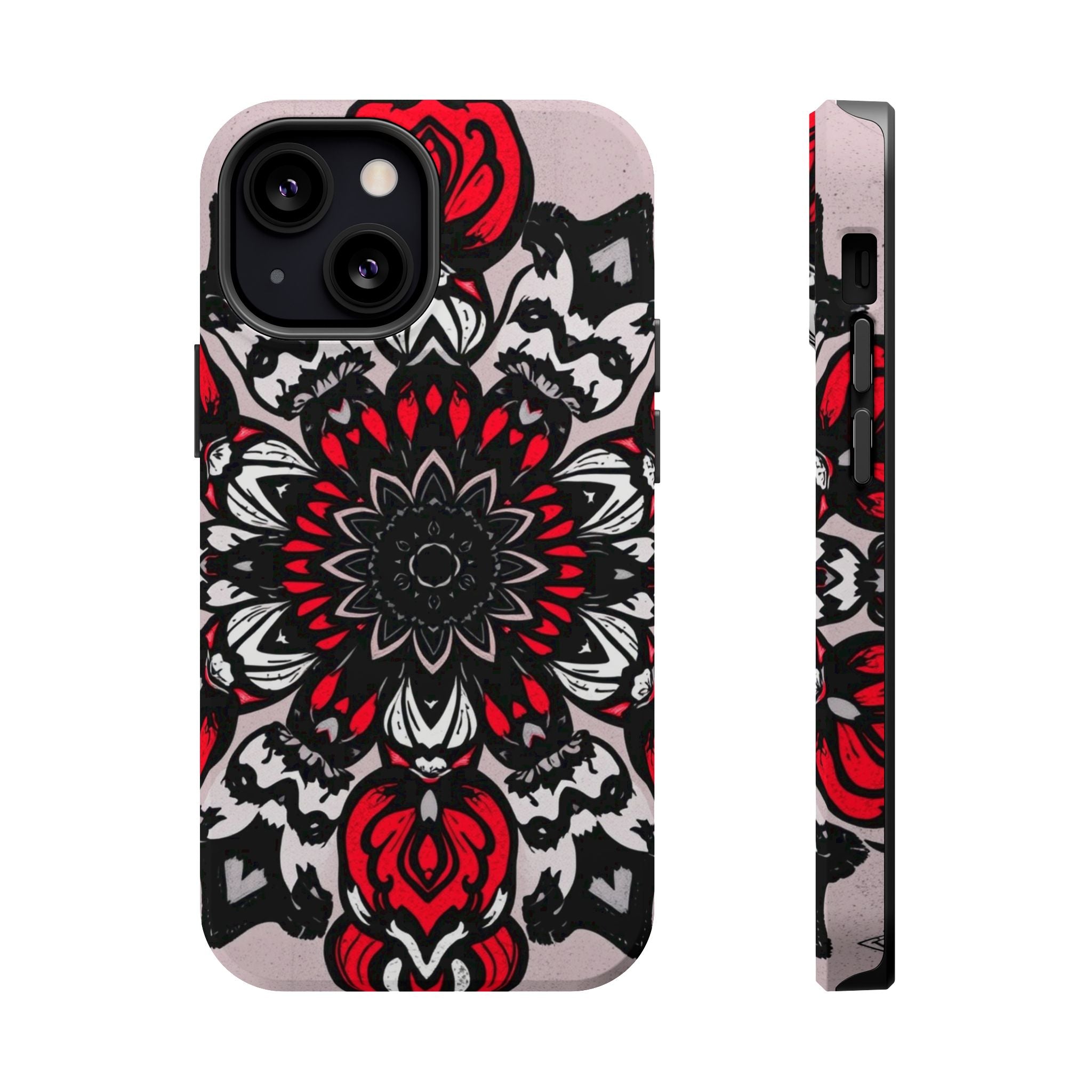 iPhone Floral Mandala Bold Art Slim Everyday Designer Case · iPhone Case