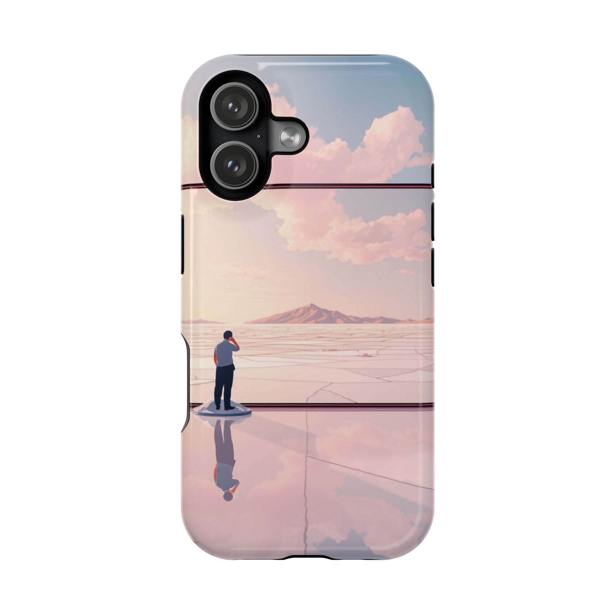 iPhone Salt Flat Mirror Stained Glass Slim Everyday Designer Case · iPhone Case