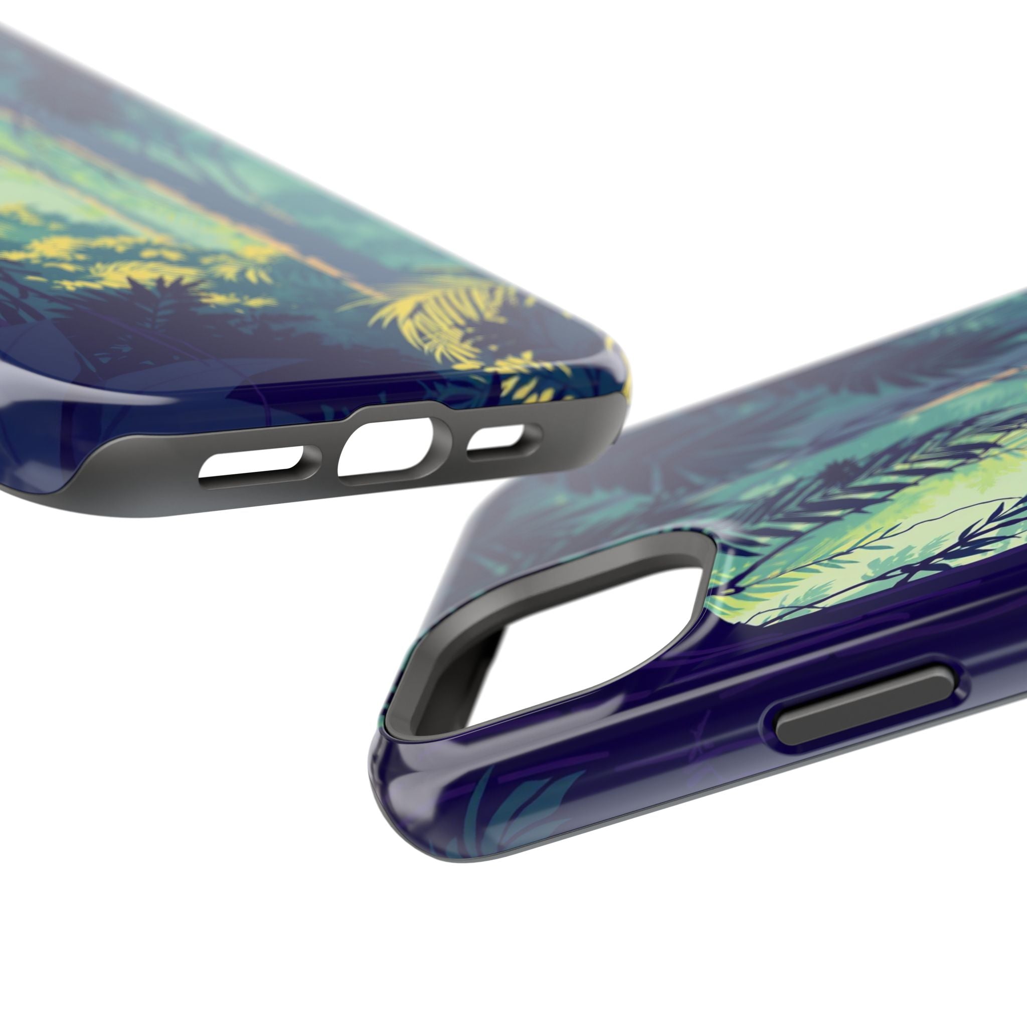 iPhone Mint And Blush Rainforest Canopy Slim Everyday iPhone Designer · iPhone C