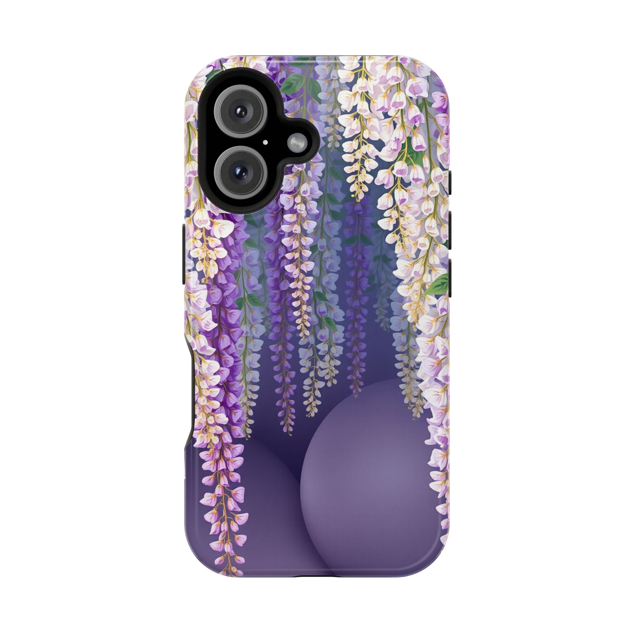 iPhone Mint And Blush Wisteria Cascade Slim Everyday Designer Case · iPhone Case
