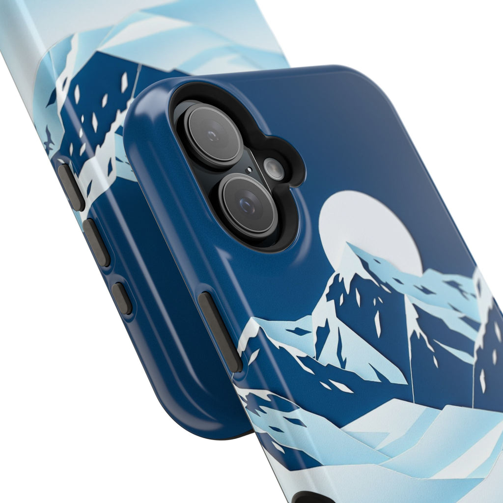 iPhone Midnight Blue And Silver Tundra Expanse Clean iPhone 12 Minimal · iPhone