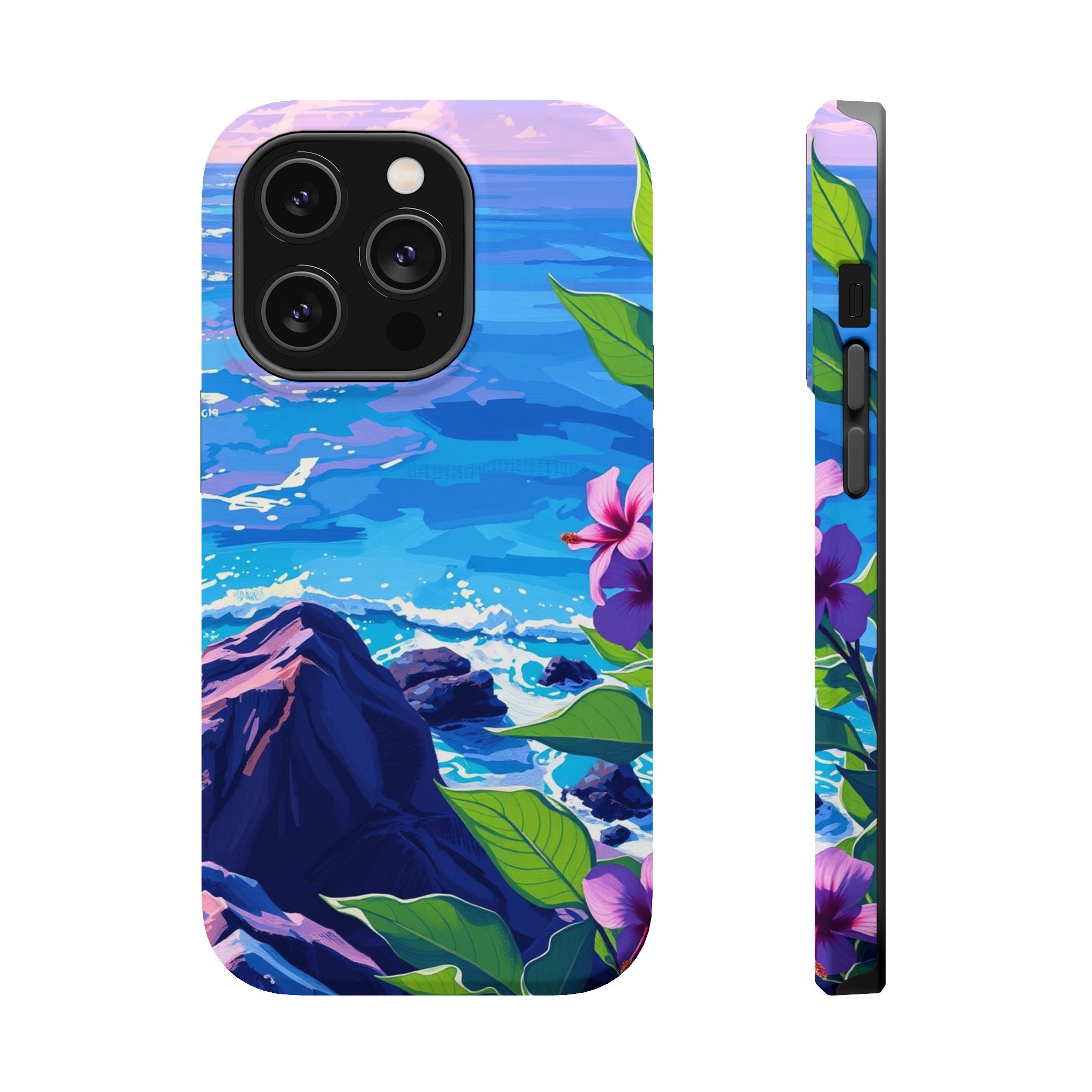 iPhone Hibiscus Coast Enchanted Art Slim Everyday Designer Case · iPhone Case