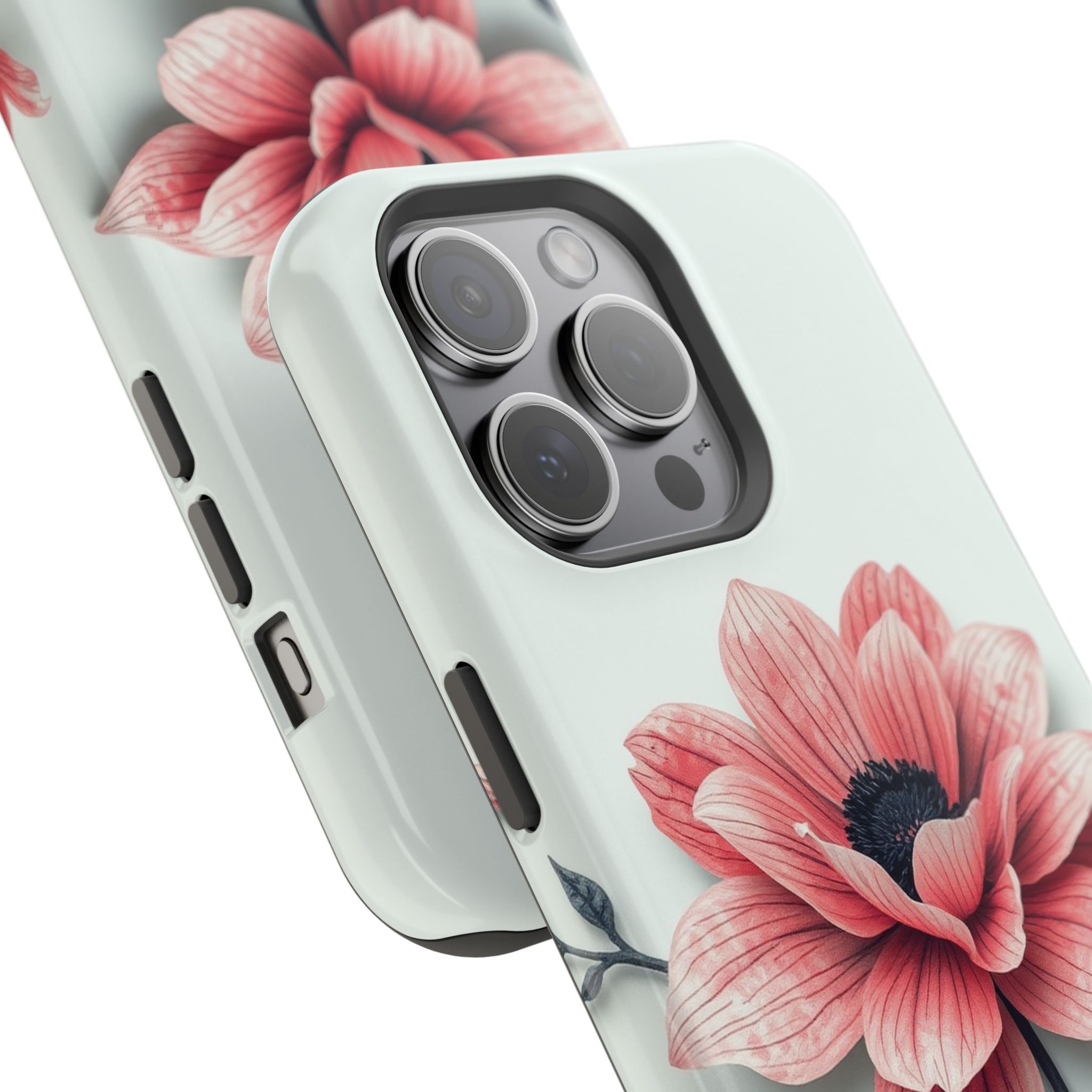 iPhone Dreamy Floral Ink Wash Design Slim Everyday iPhone 12 Designer · iPhone C