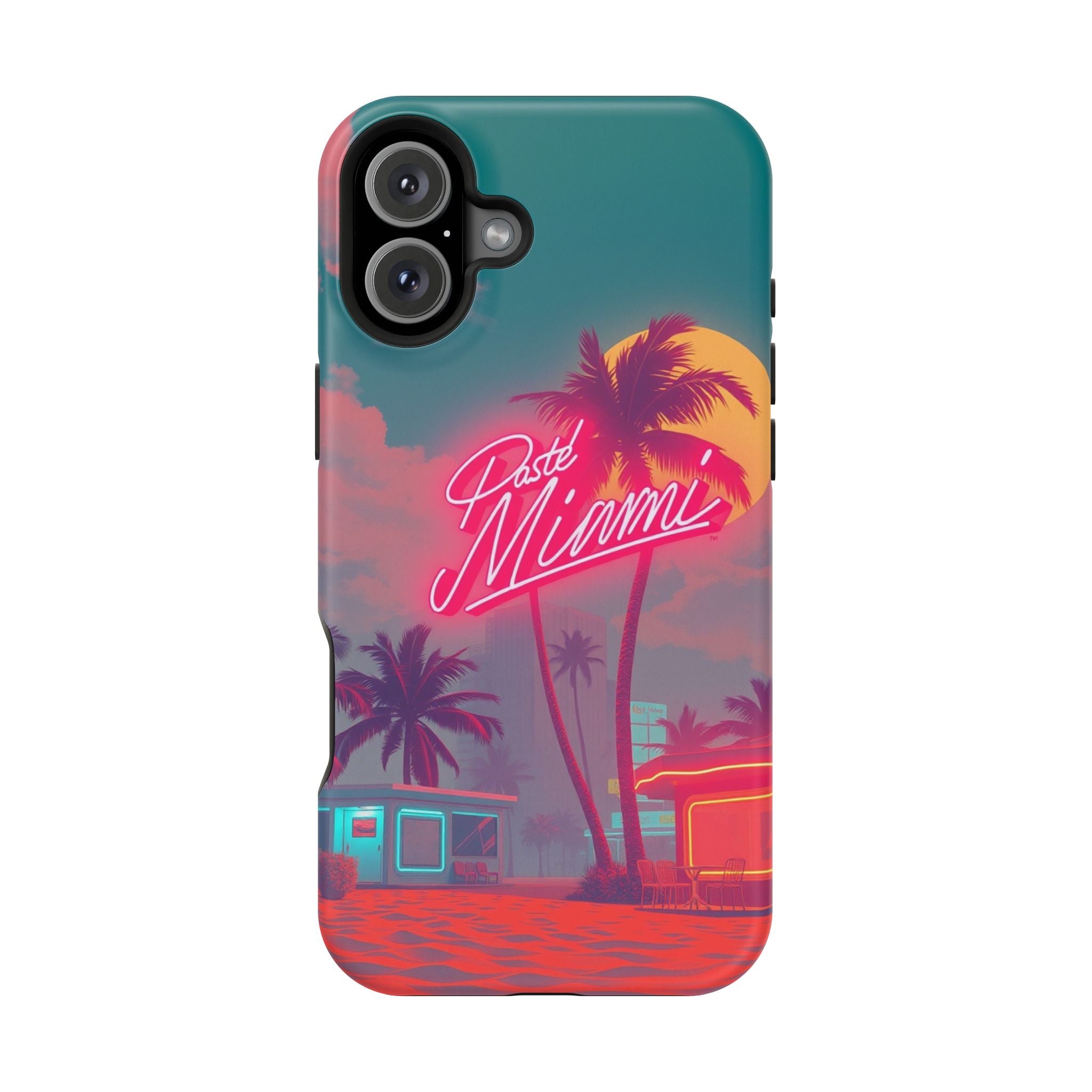 iPhone 1980s Pastel Miami Enchanted Art Slim Everyday Designer Case · iPhone Cas