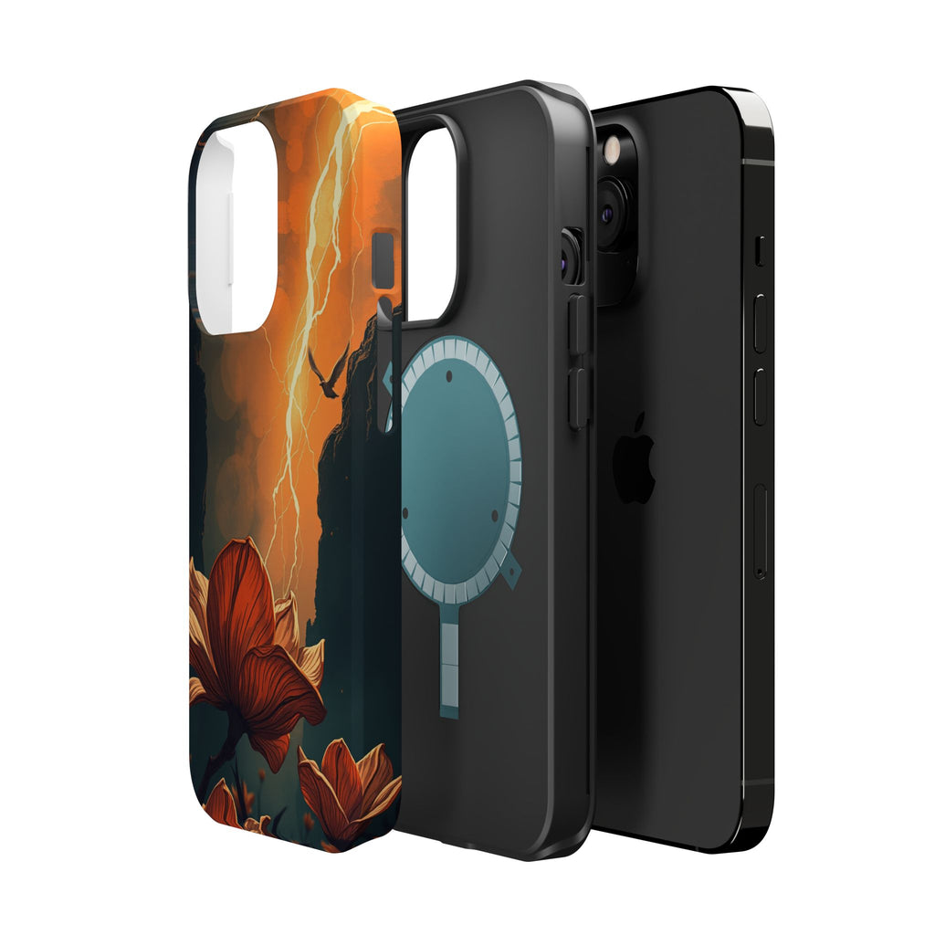 iPhone Vibrant Petal Storm Design Bold Modern Everyday Snap Case · iPhone Case