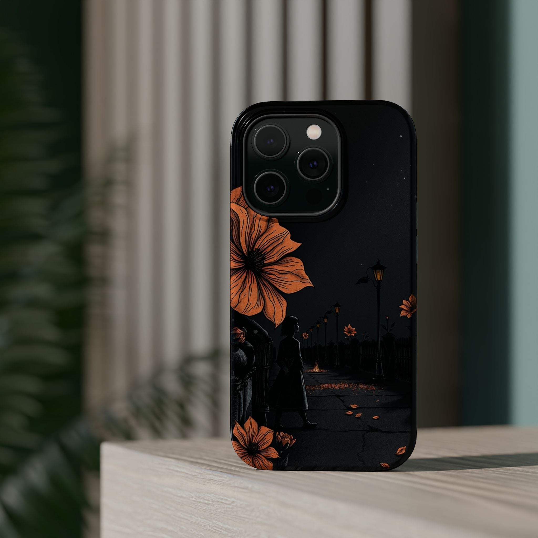 iPhone Night Bloomer Electric Art Bold Modern Everyday Snap Case · iPhone Case