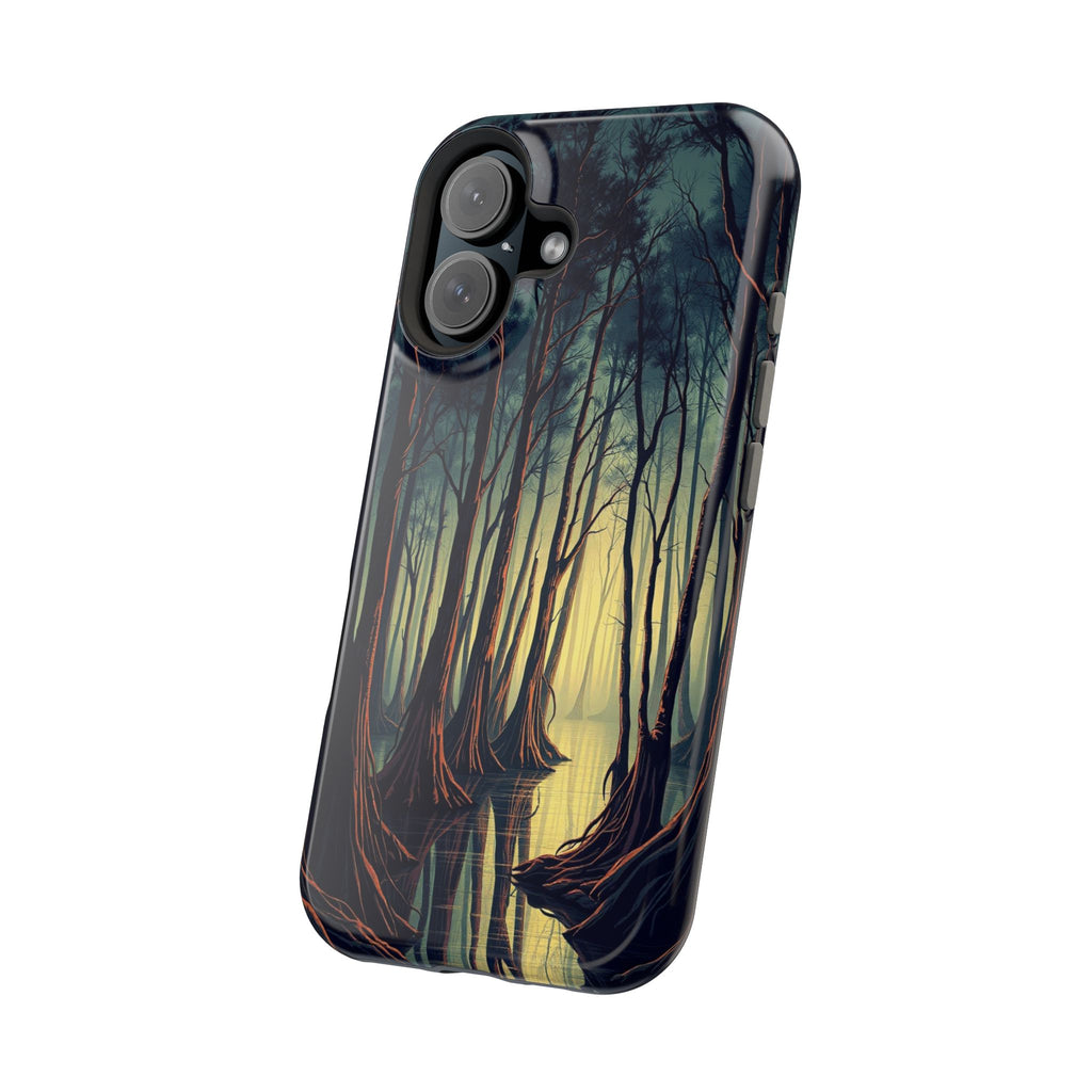 iPhone Cypress Swamp Cinematic Art Bold Modern Everyday Snap Case · iPhone Case