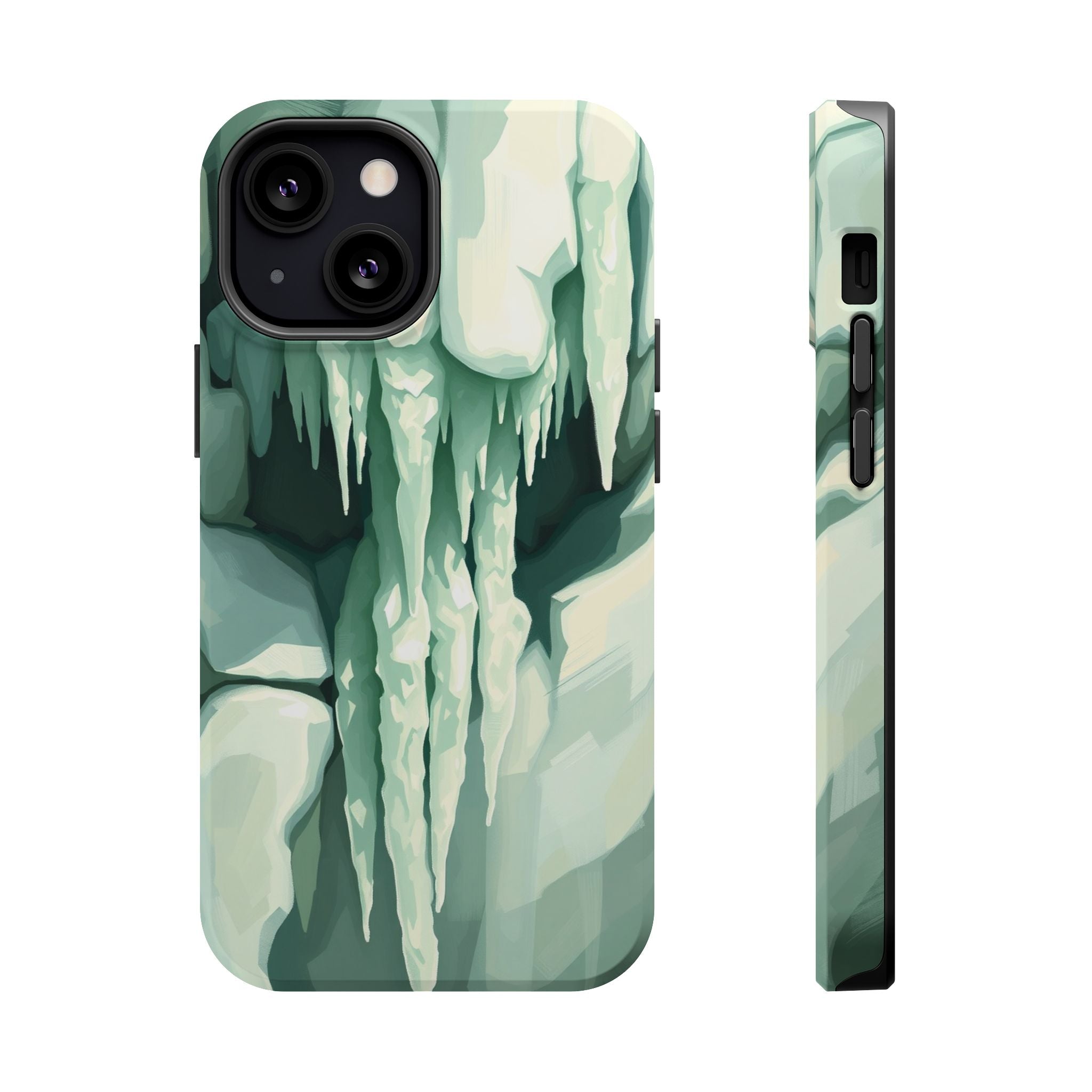 iPhone Earthy Icicle Formation Design Slim Everyday Designer Case · iPhone Case