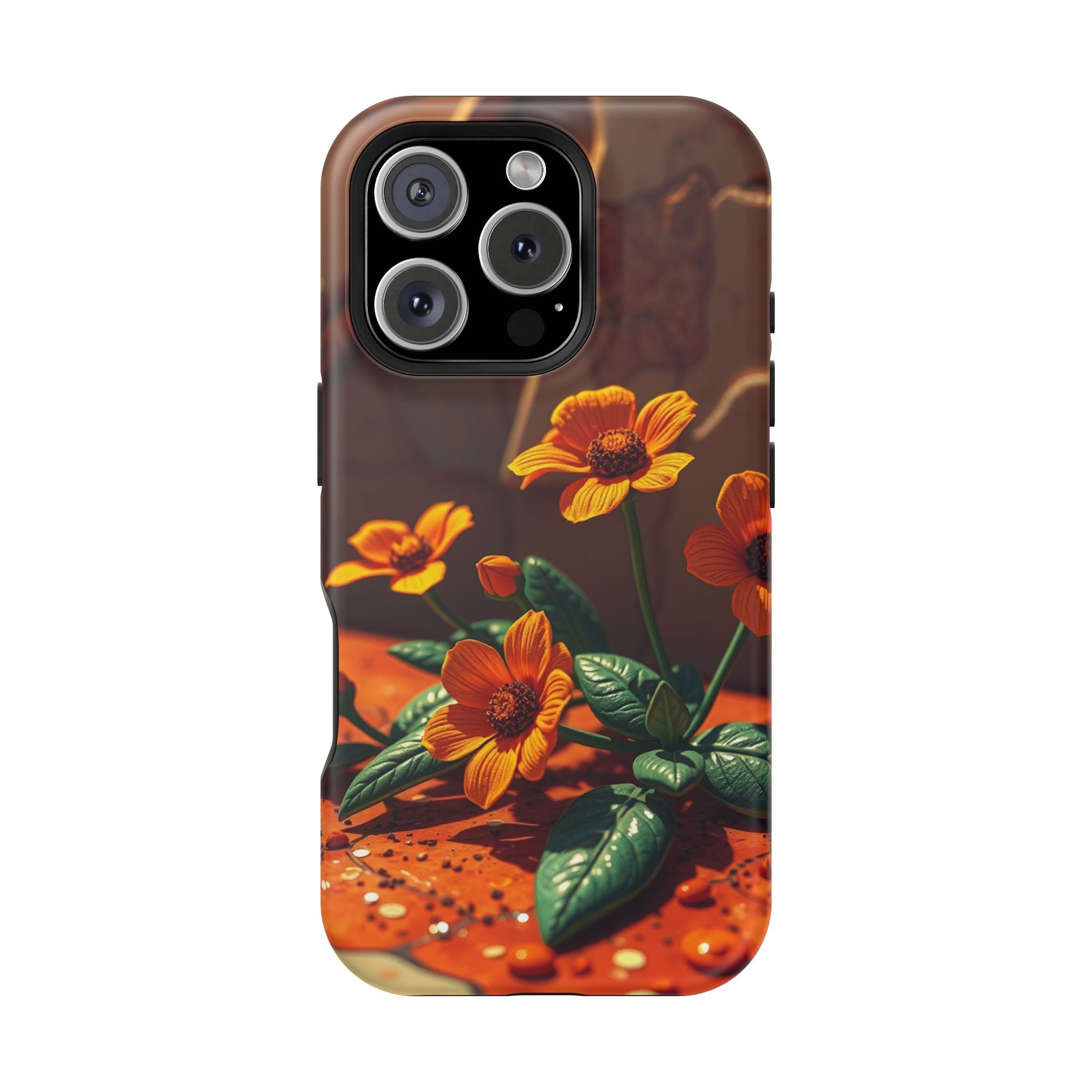 iPhone Floral Terrazzo Bold Art Slim Everyday Designer Case · iPhone Case