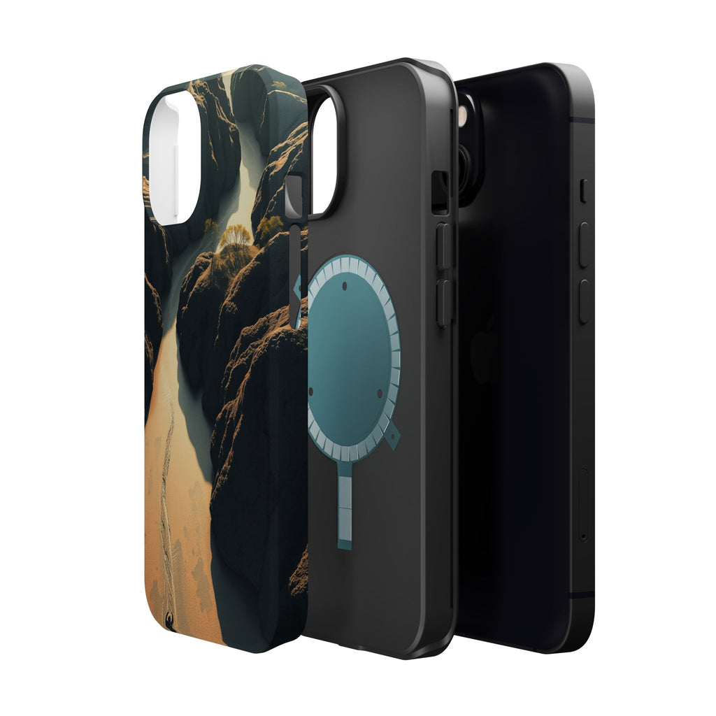 iPhone River Delta Aerial Bold Art Bold Modern Everyday Snap Case · iPhone Case