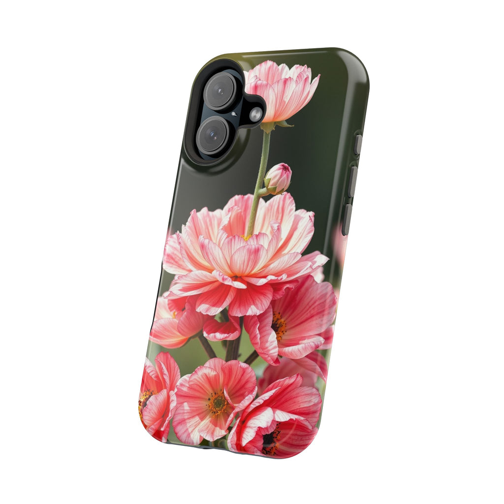 iPhone Ranunculus Stack Vibrant Watercolor Slim Snap Case · iPhone Case