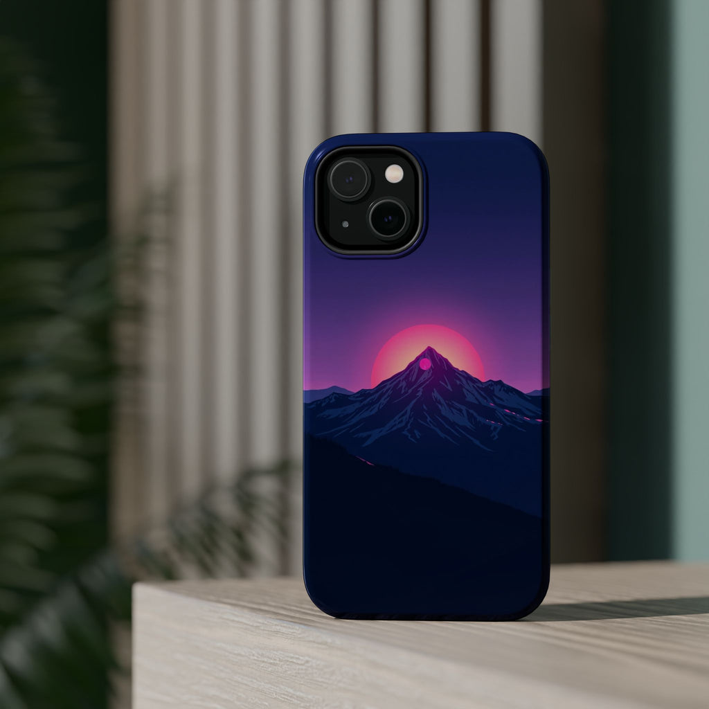 iPhone Mountain at Sunrise Electric Art Slim Everyday iPhone 15 · iPhone Case