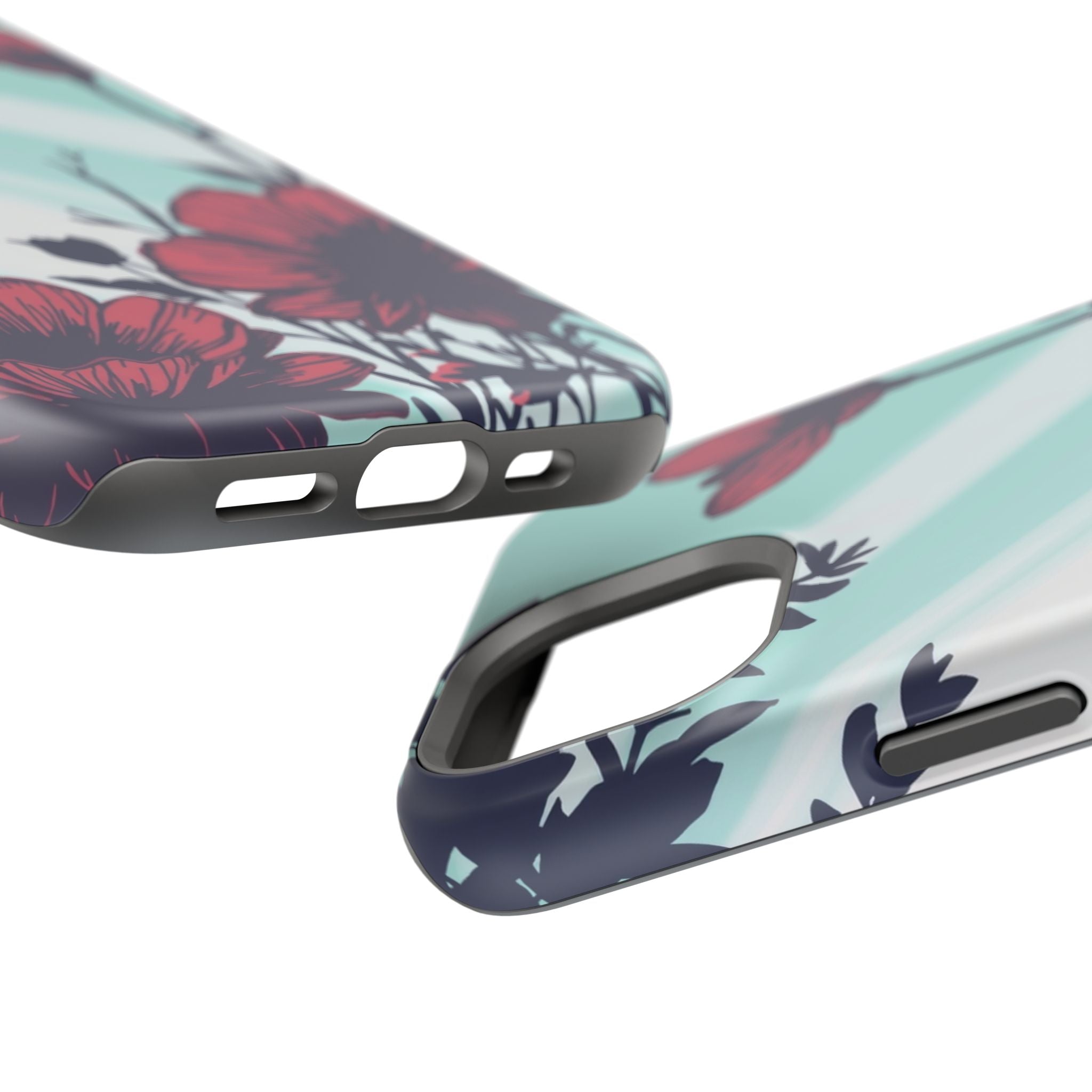 iPhone Floral Silhouette Cinematic Art Slim Everyday Designer Case · iPhone Case