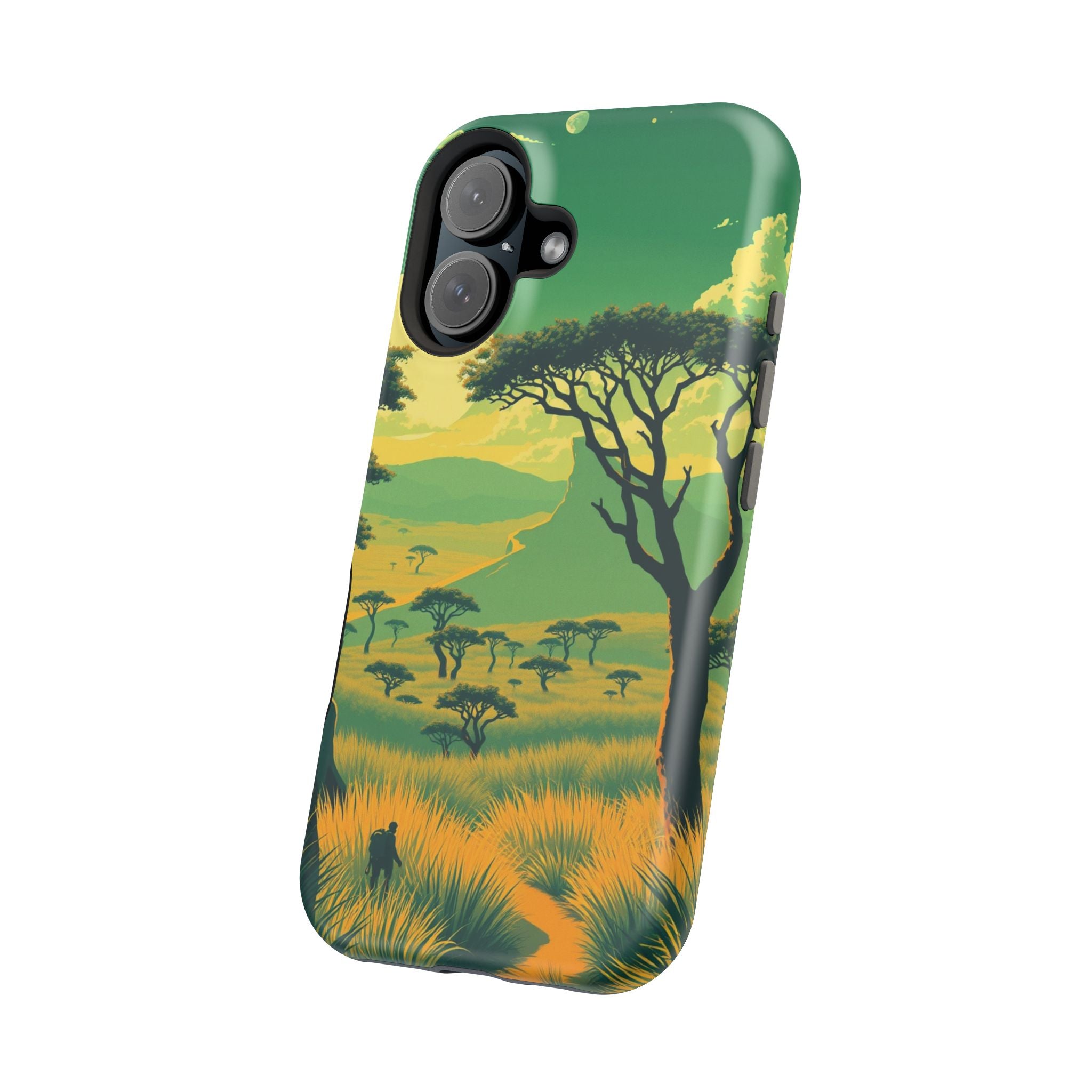iPhone Savanna Horizon Pixel Art -Bit Slim Everyday Designer Case · iPhone Case