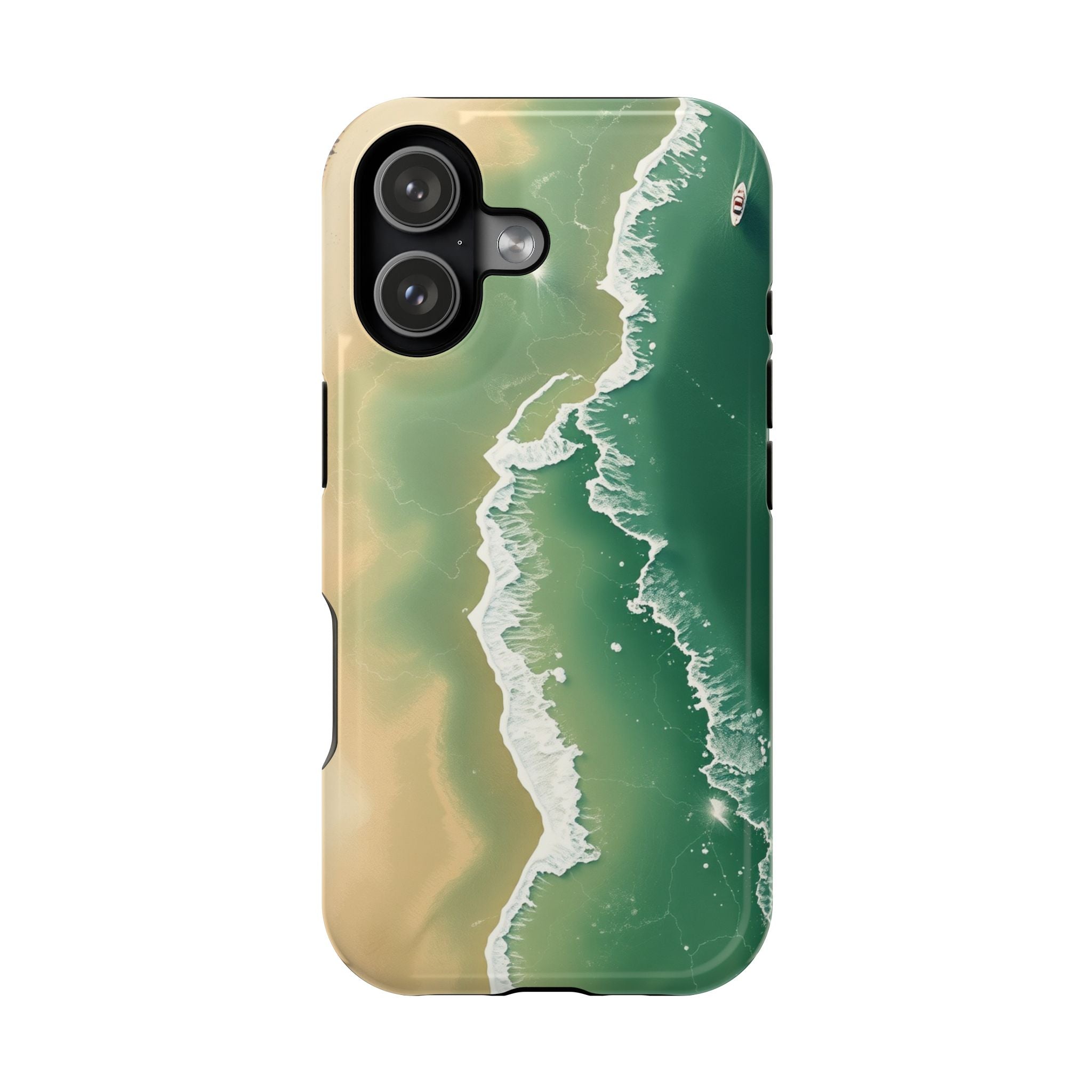 iPhone Shoreline Aerial Bold Art Bold Modern Everyday Snap Case · iPhone Case