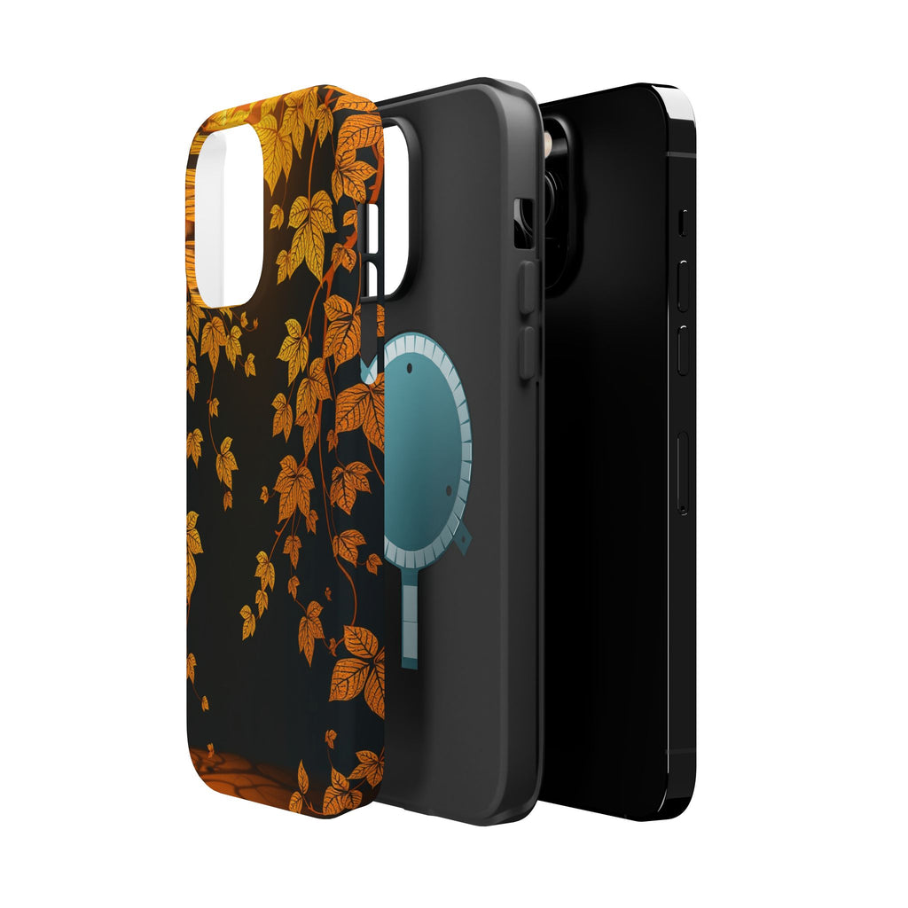 iPhone Mustard And Rust Art Nouveau Vine Slim Everyday iPhone 14 · iPhone Case