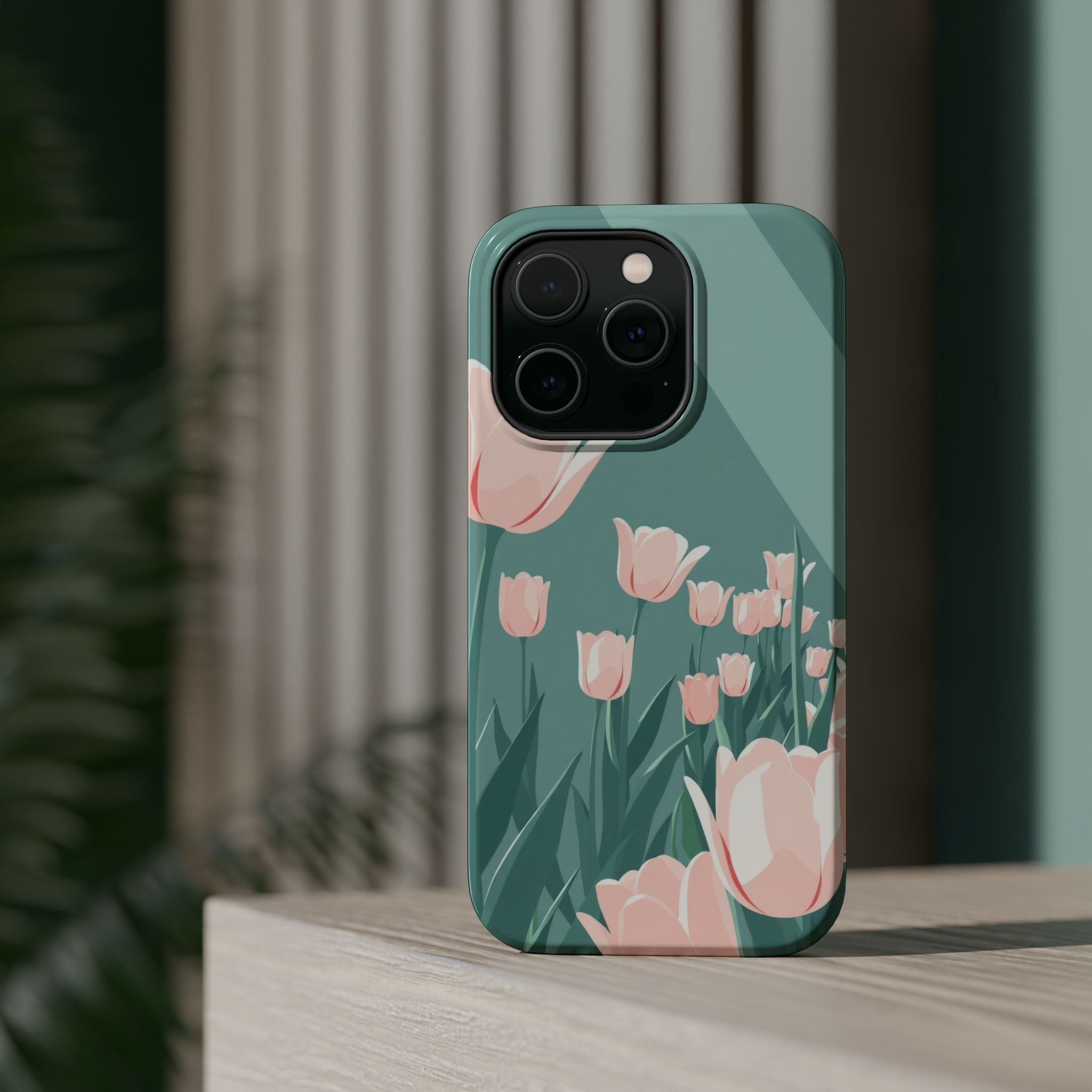 iPhone Tulip Row Enchanted Art Slim Everyday Designer Case · iPhone Case