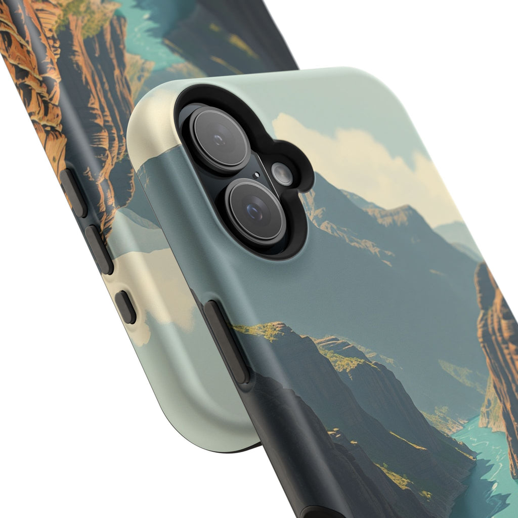 iPhone Charcoal And Copper River Canyon Slim Everyday iPhone 19 · iPhone Case