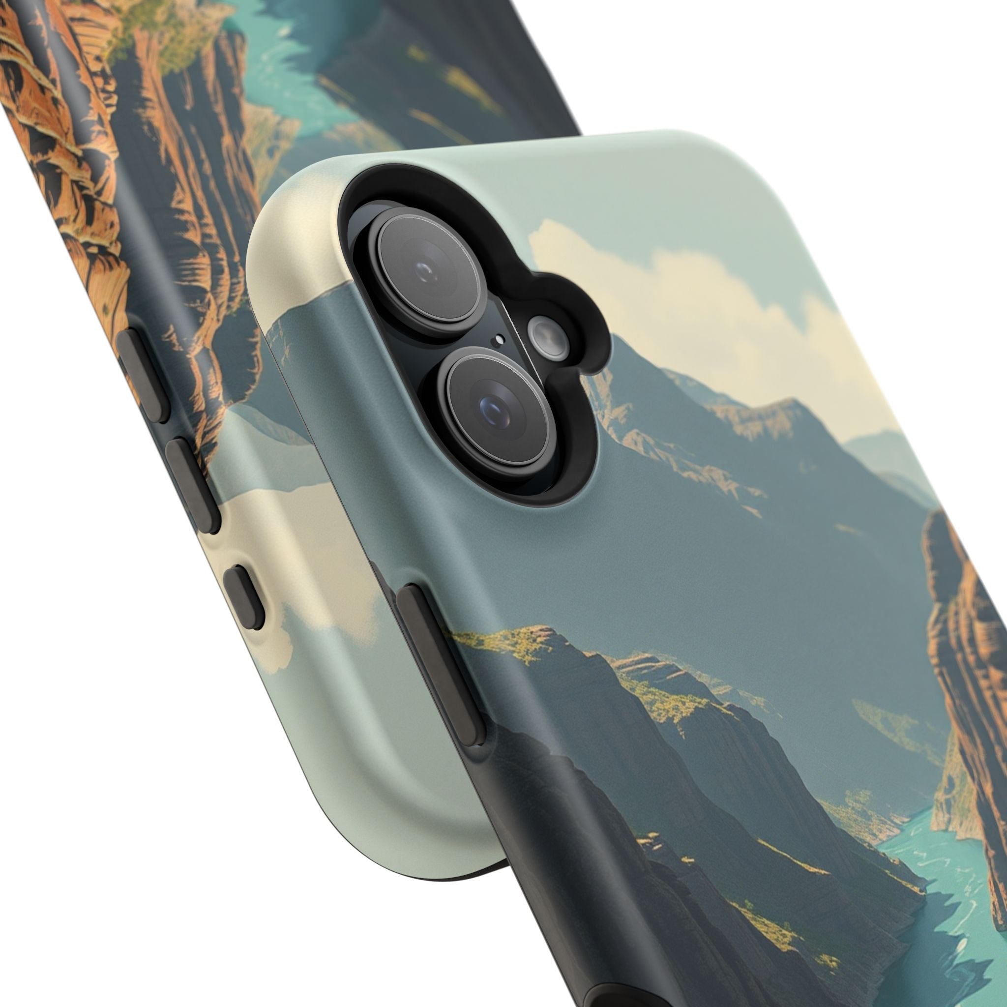 iPhone Charcoal And Copper River Canyon Slim Everyday iPhone 19 · iPhone Case