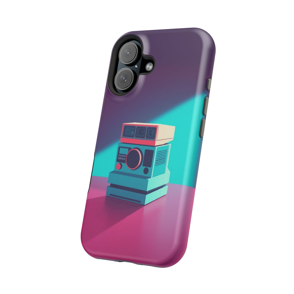 iPhone Polaroid Stack Memory Pop Art Bold Slim Everyday Designer Case · iPhone C