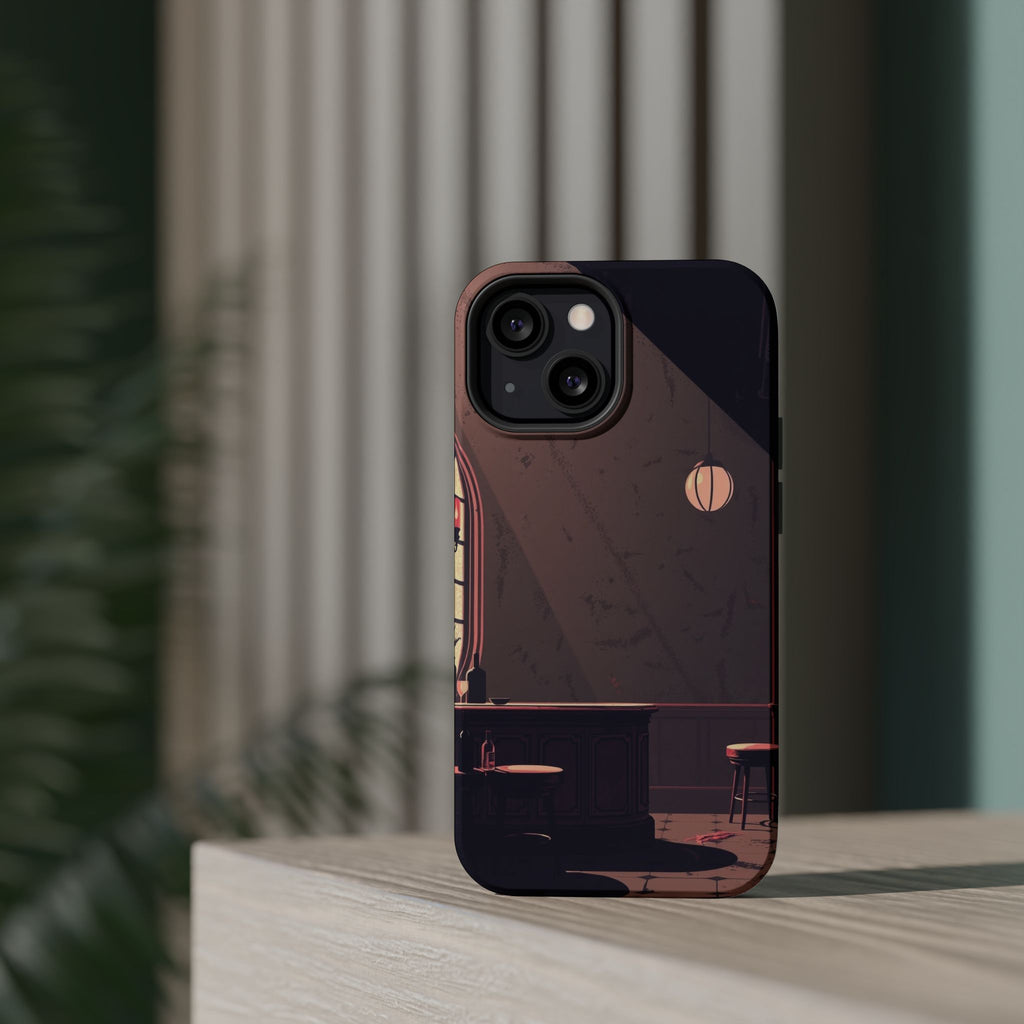 iPhone Speakeasy Dark Grunge Distressed Slim Everyday Designer Case · iPhone Cas