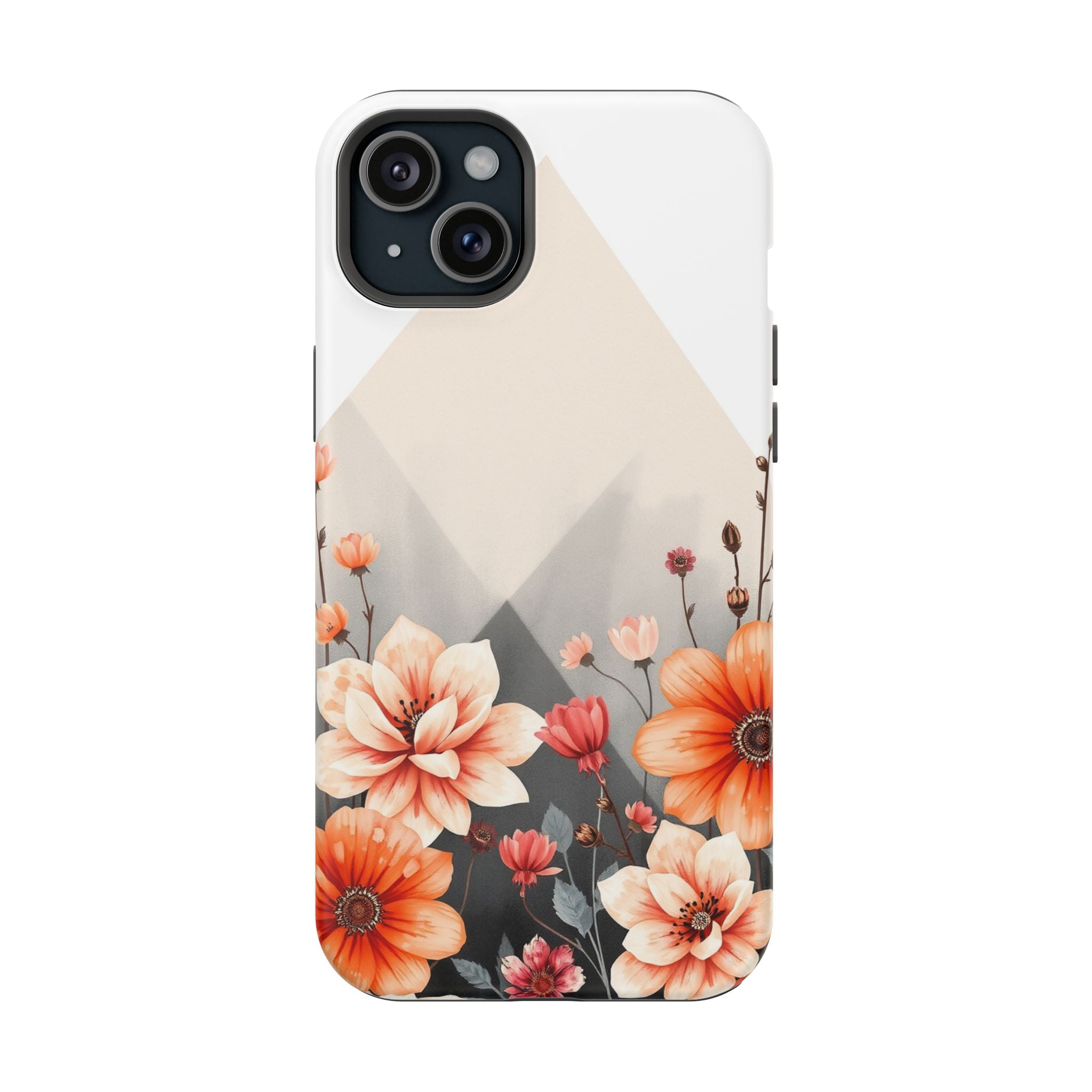 iPhone Floral Geometric Vibrant Design Slim Snap Case · iPhone Case