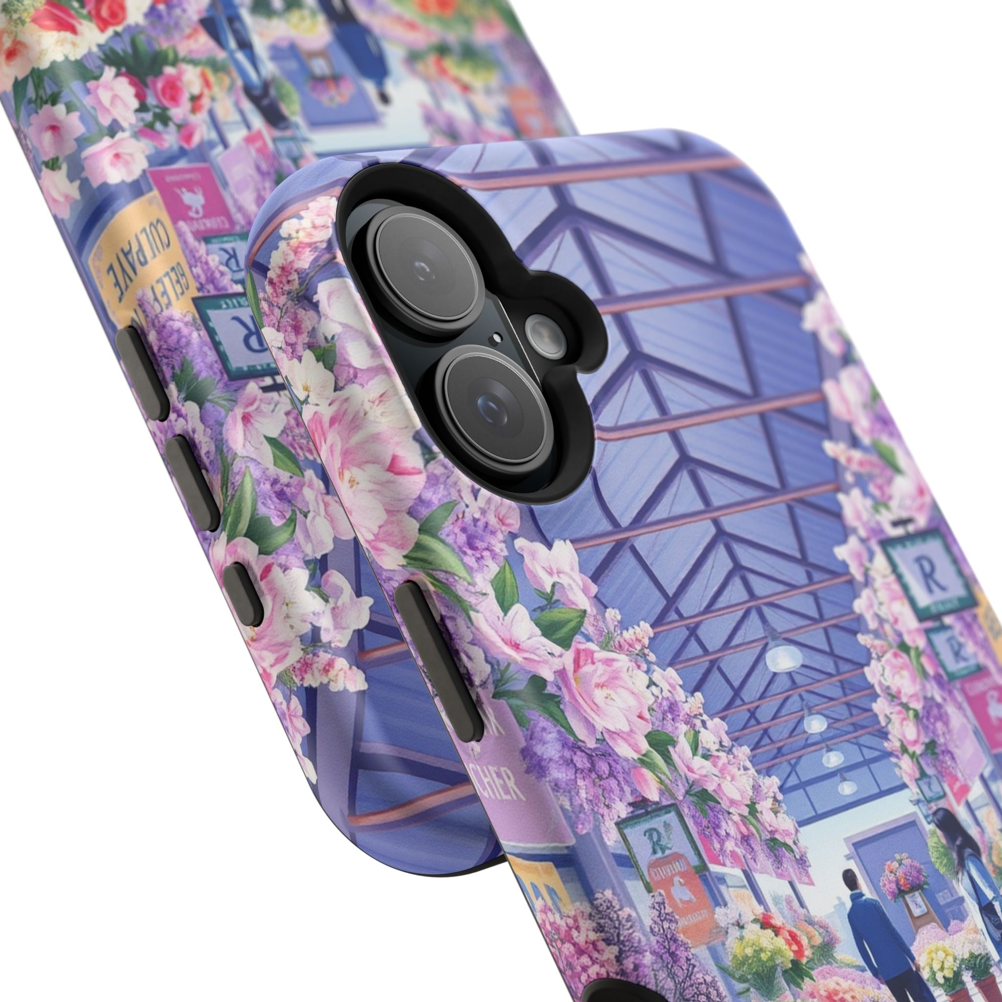 iPhone Flower Market Cinematic Art Clean Minimal Snap Cas Slim Snap Case · iPhon