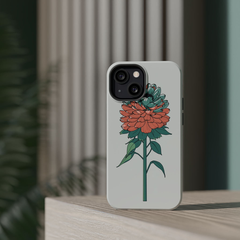 iPhone Serene Ranunculus Stack Design Slim Everyday Designer Case · iPhone Case