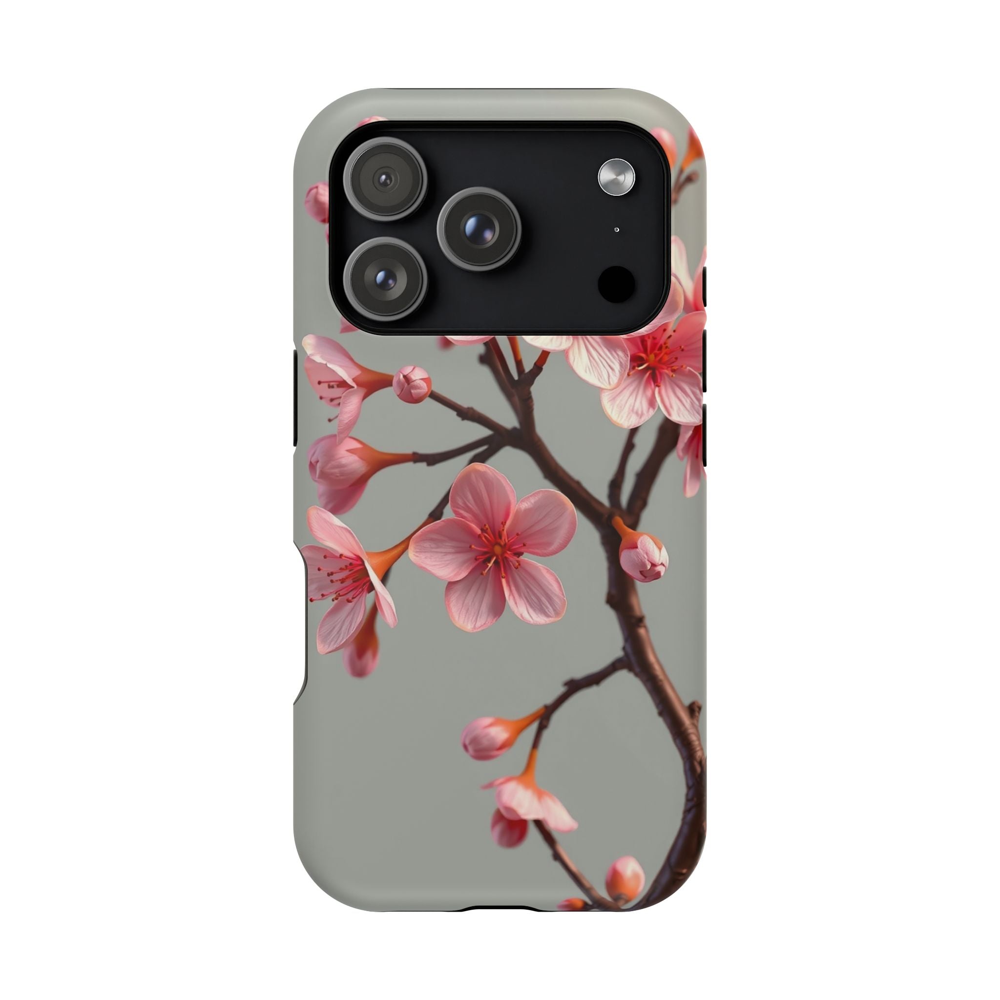 iPhone Mustard And Rust Cherry Blossom Slim Everyday Designer Case · iPhone Case