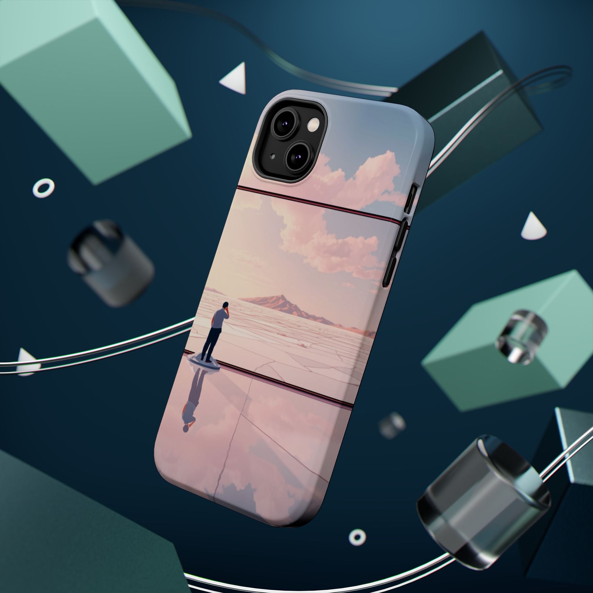 iPhone Salt Flat Mirror Stained Glass Slim Everyday Designer Case · iPhone Case