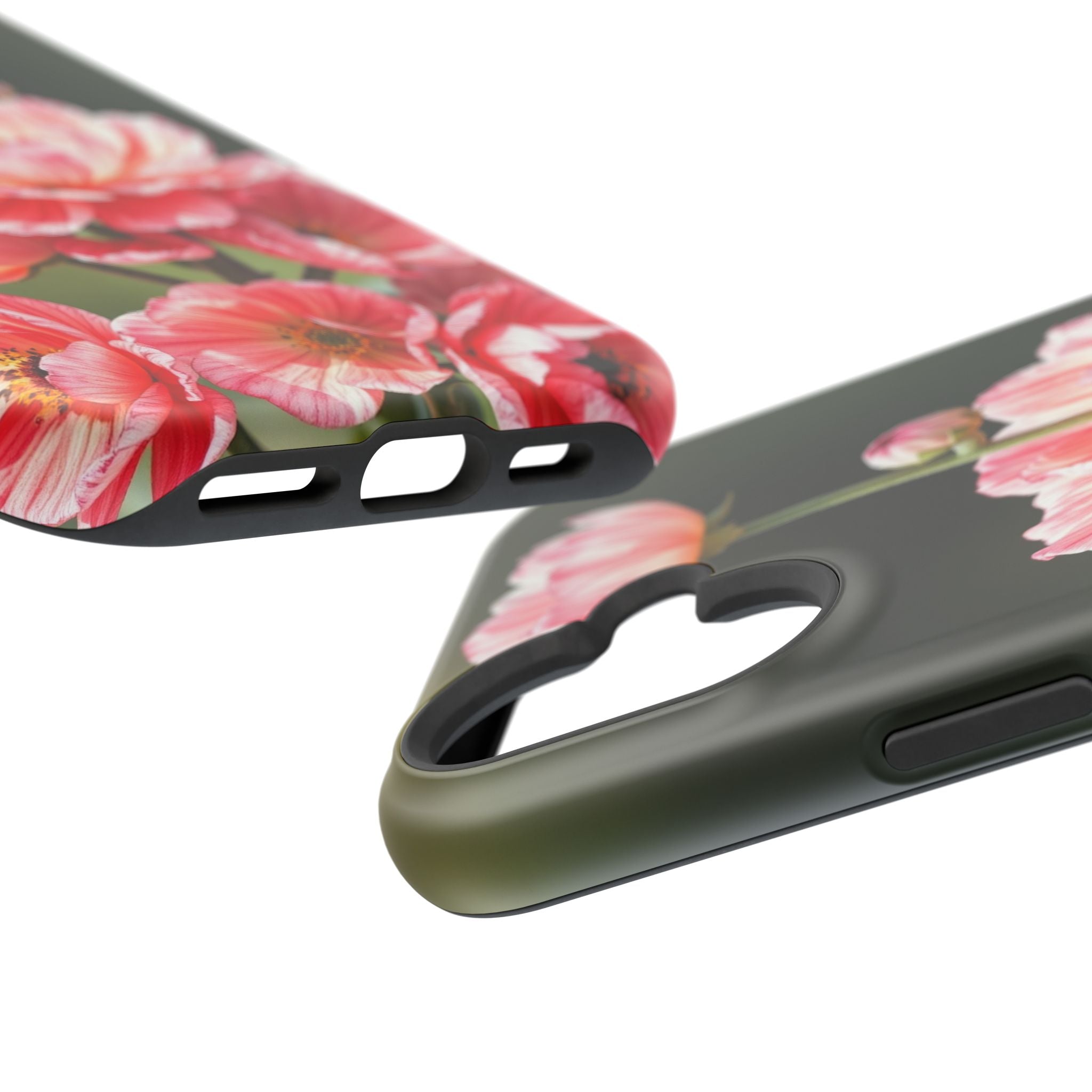 iPhone Ranunculus Stack Vibrant Watercolor Slim Snap Case · iPhone Case