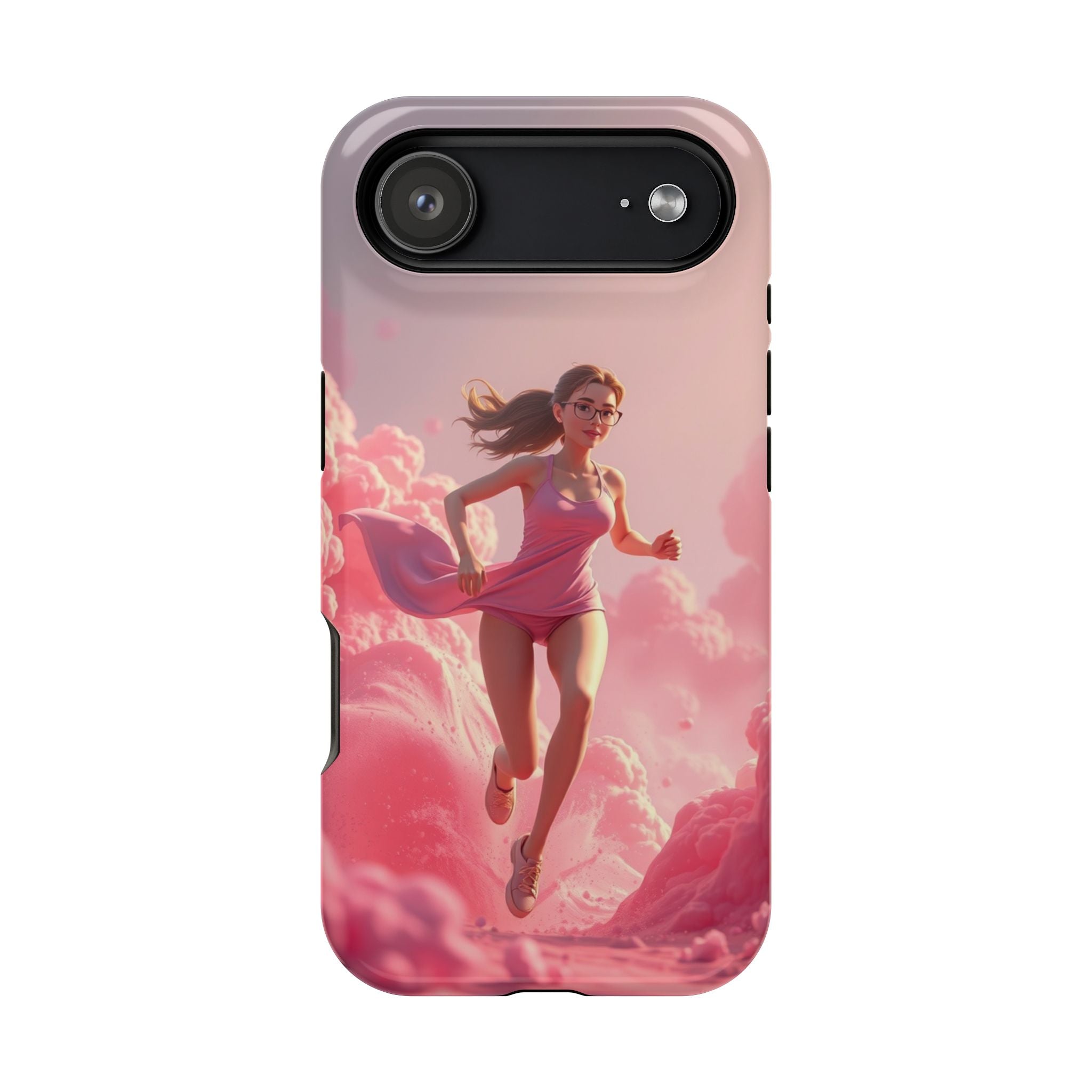 iPhone on Fumes 3D Digital Bold Modern Everyday Snap Case · iPhone Case