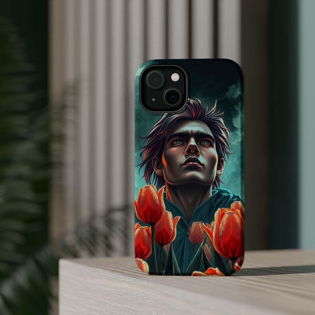 iPhone Tulip Row Electric Art Slim Everyday Designer Case · iPhone Case