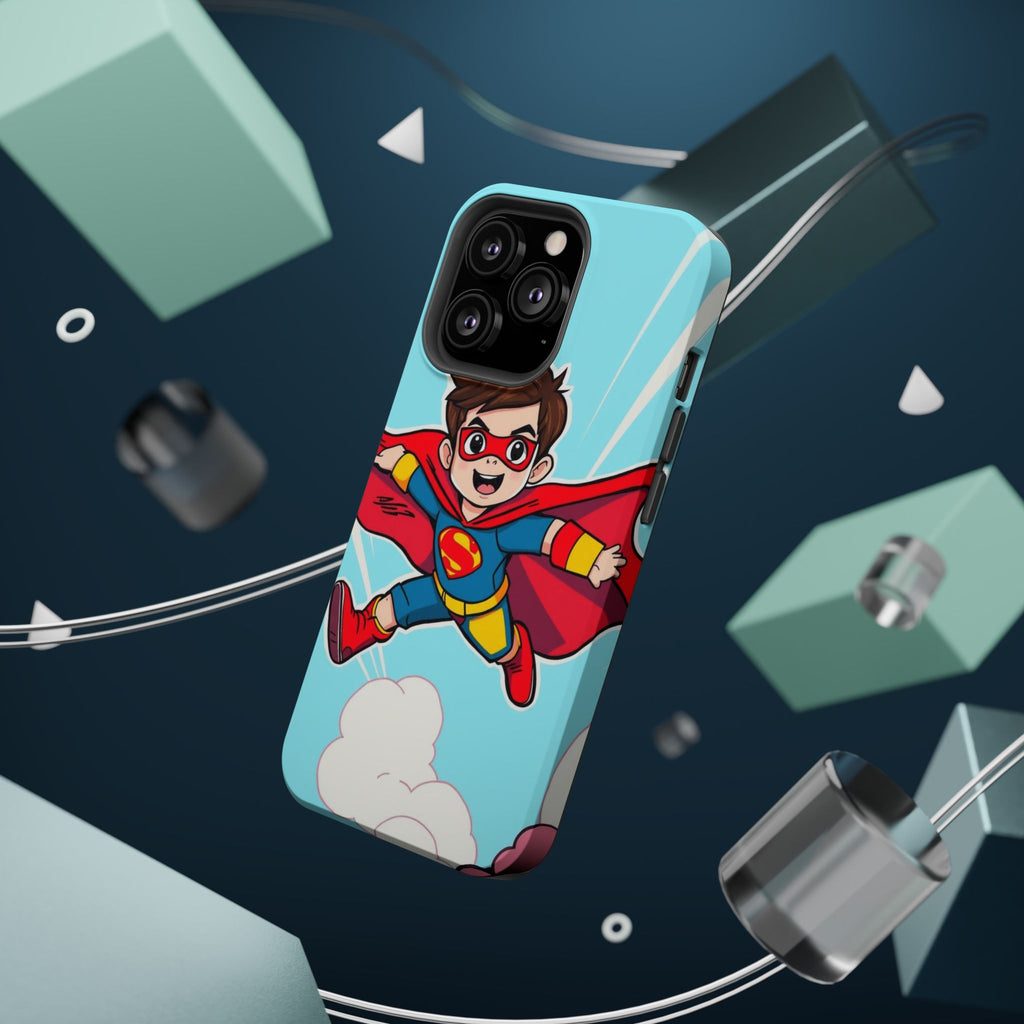 iPhone Kid Superhero Flying Kids Fun iPhone Phone Case Gift Slim · iPhone Case