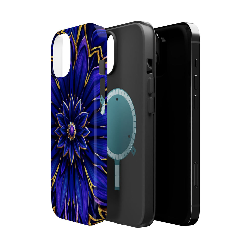 iPhone Floral Mandala Electric Art 14 Slim Everyday Designer Case · iPhone Case