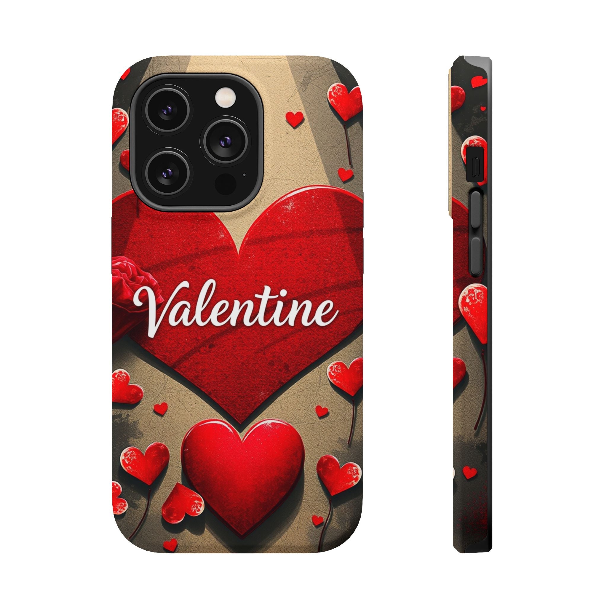 iPhone Serene Vintage Valentine Card Design Slim Everyday Designer Case · iPhone