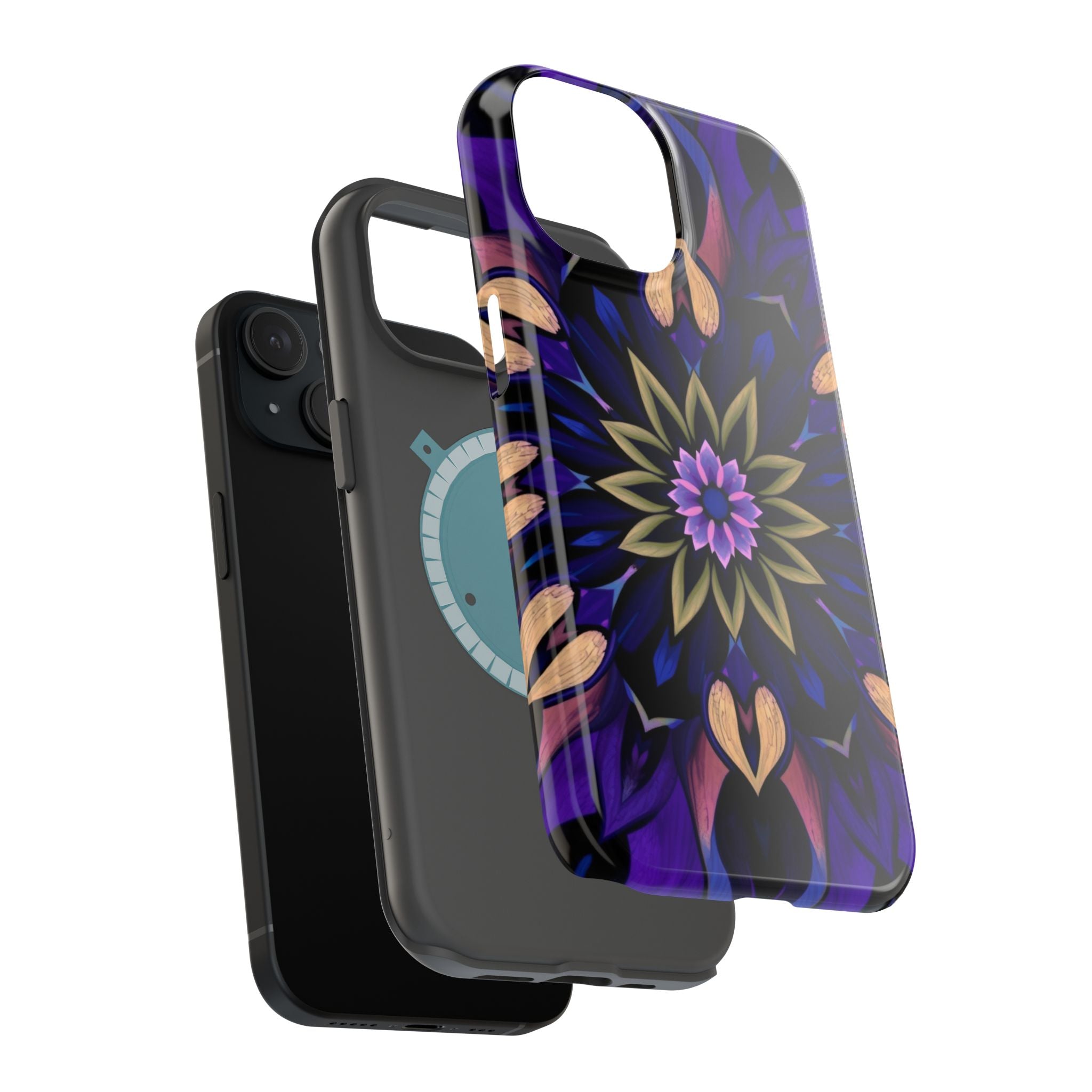 iPhone Floral Mandala Mystic Art Bold Modern Everyday Snap Case · iPhone Case