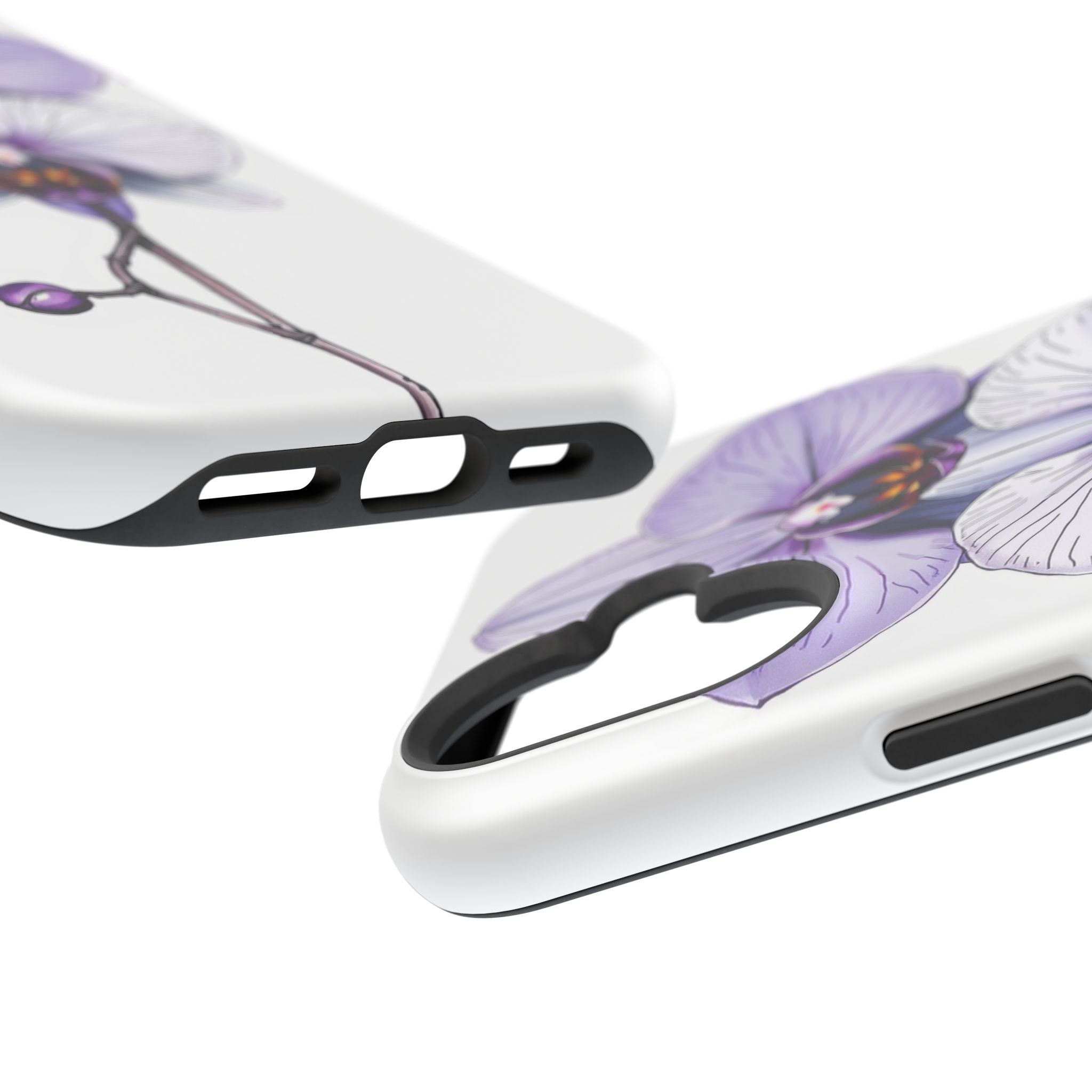 iPhone Orchid Study Hand-Drawn Sketch Slim Everyday Designer Case · iPhone Case