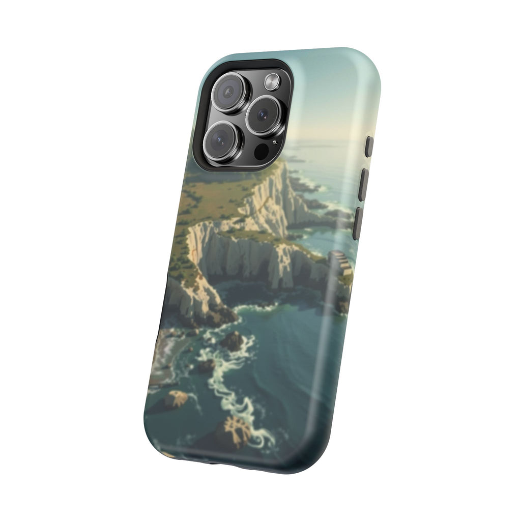 iPhone Shoreline Aerial Mystic Art Bold Modern Everyday Snap Case · iPhone Case