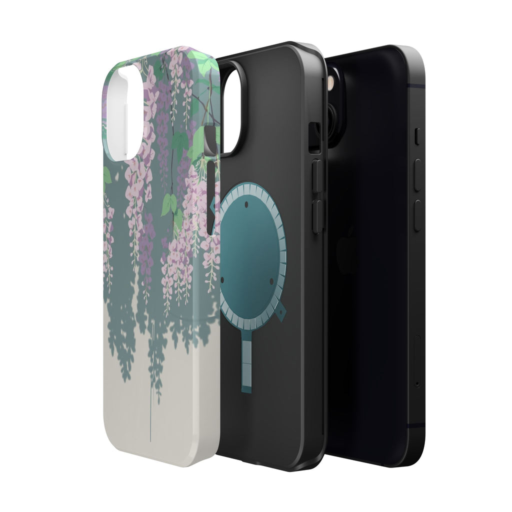 iPhone Dreamy Wisteria Cascade Design Slim Everyday Designer Case · iPhone Case