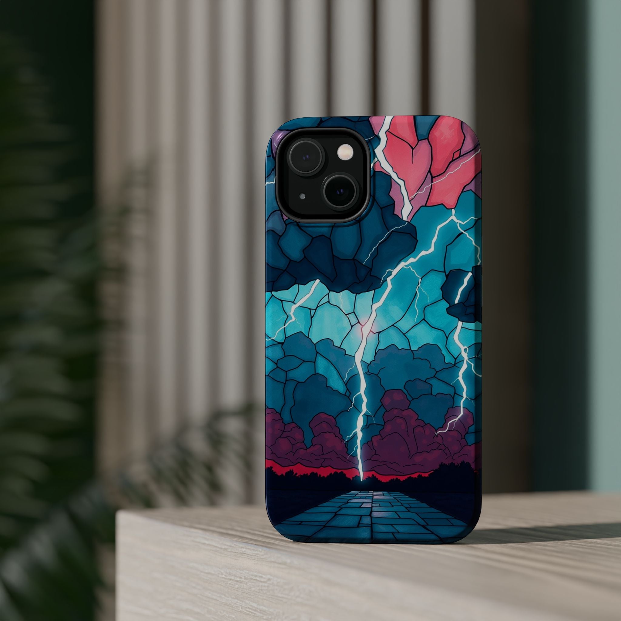 iPhone Earthy Thunderstorm Sky Design Slim Everyday Designer Case · iPhone Case