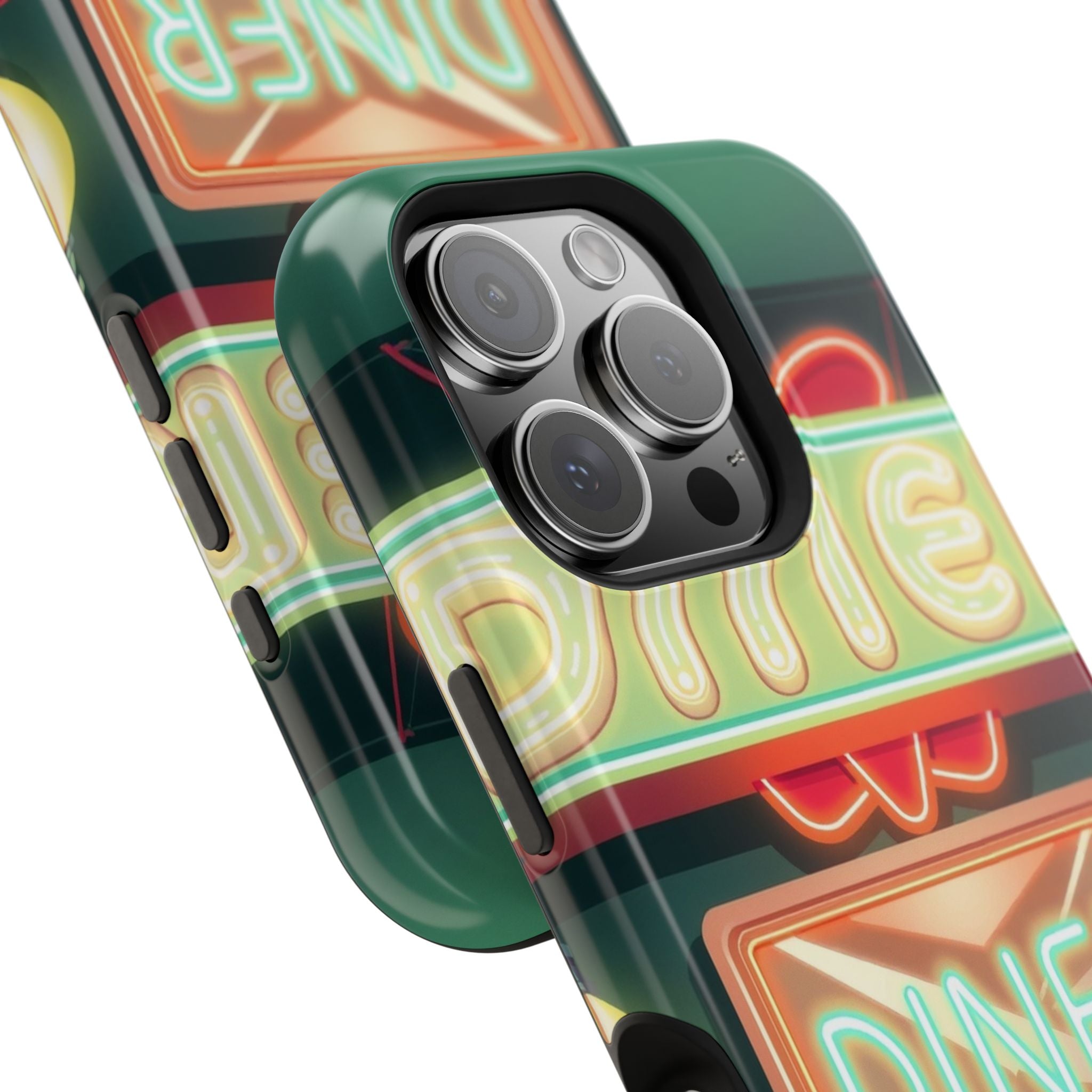 iPhone Neon Diner Sign Mystic Art Bold Modern Everyday Snap Case · iPhone Case
