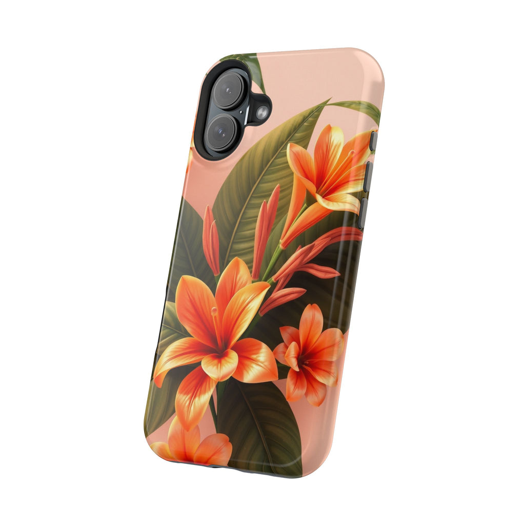 iPhone Tropical Bloom 3D Digital Bold Modern Everyday Snap Case · iPhone Case