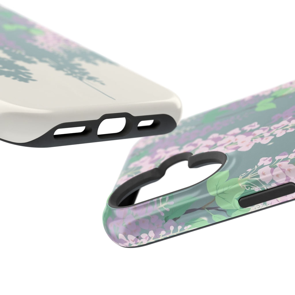iPhone Dreamy Wisteria Cascade Design Slim Everyday Designer Case · iPhone Case