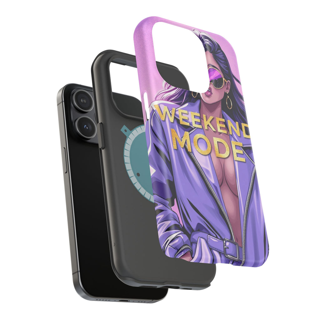 iPhone Lavender And Pearl Weekend Mode On Slim Everyday Designer Case · iPhone C
