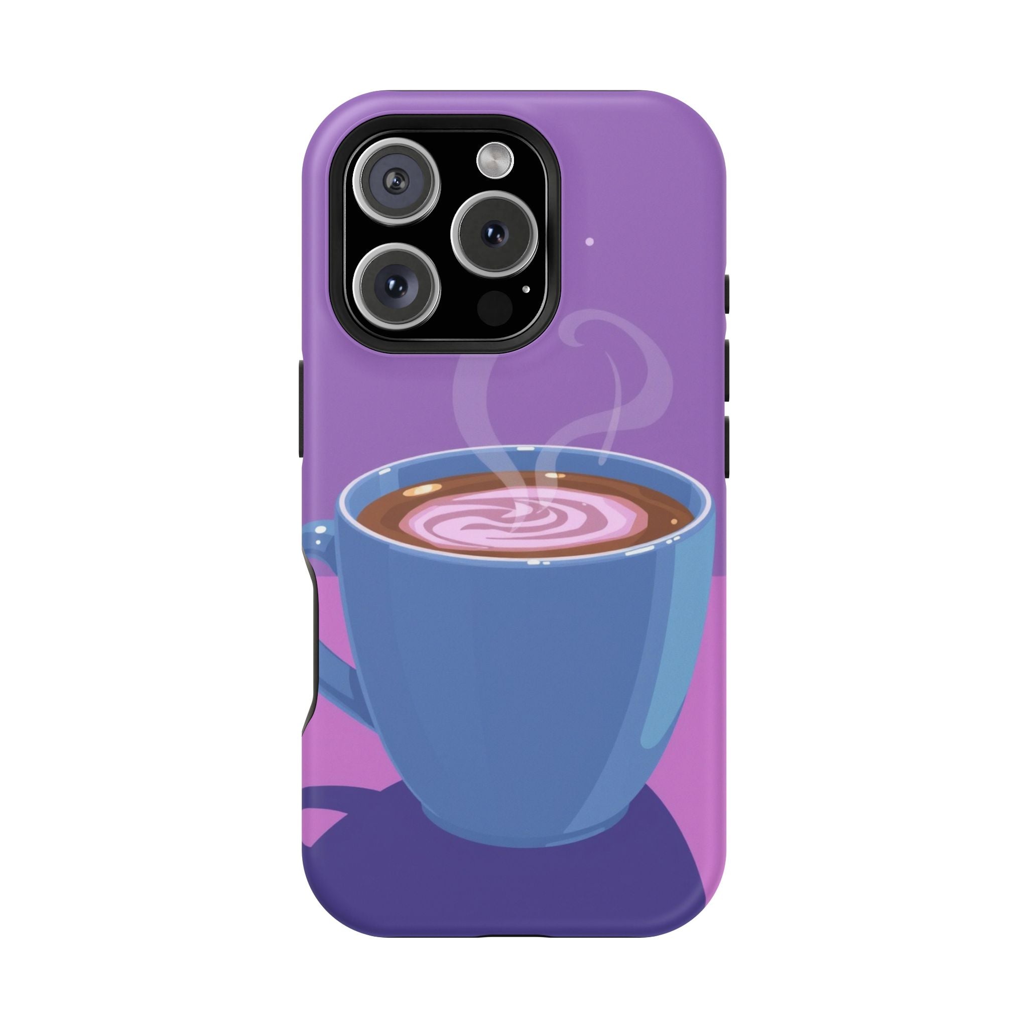 iPhone Emotional Support Coffee Pixel Art -Bit Soft Finish Everyday Case · iPhon