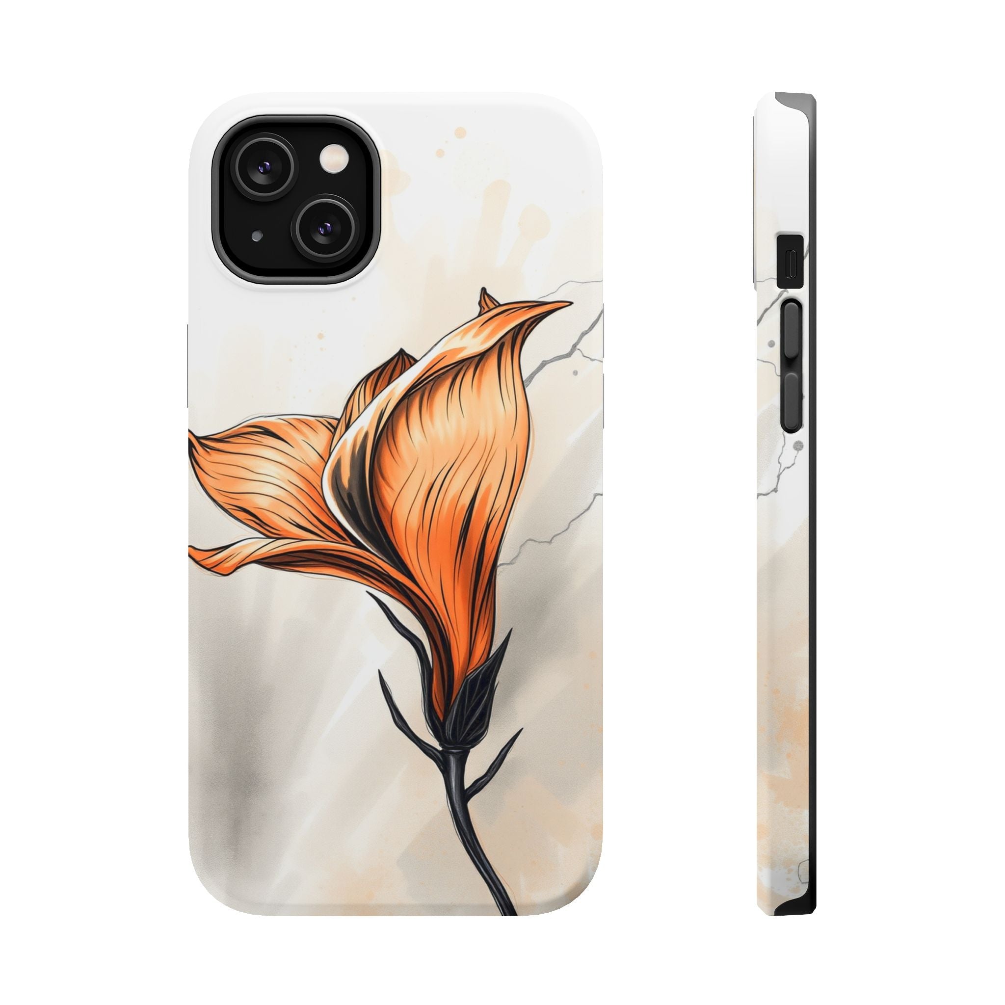iPhone Dreamy Petal Storm Design Bold Modern Everyday Snap Case · iPhone Case